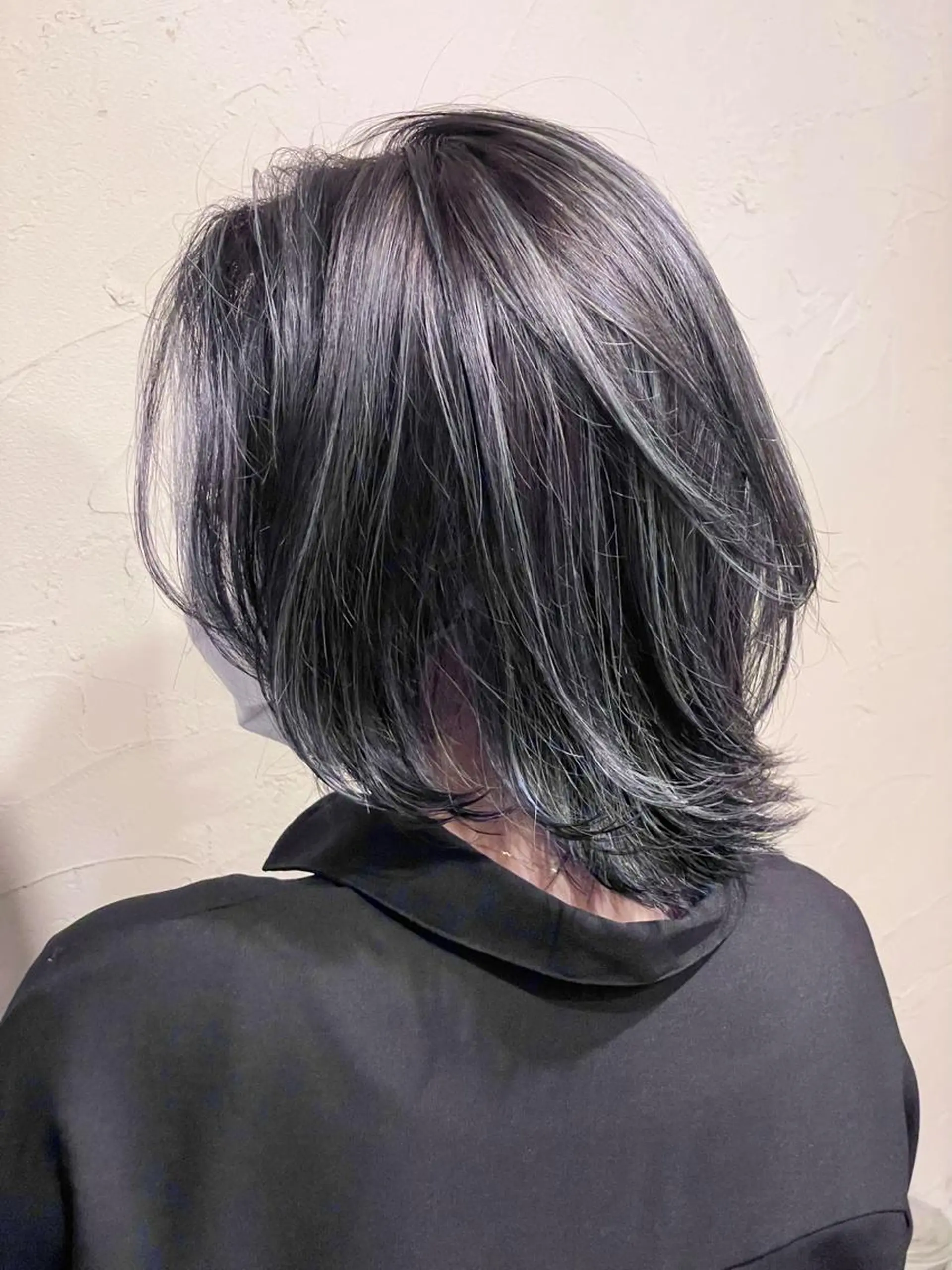 ミディアム カラー グレージュ ハイライトカラー ハイライト メンズ特化/パーマ指 名No.1/百瀬太郎のヘアスタイル