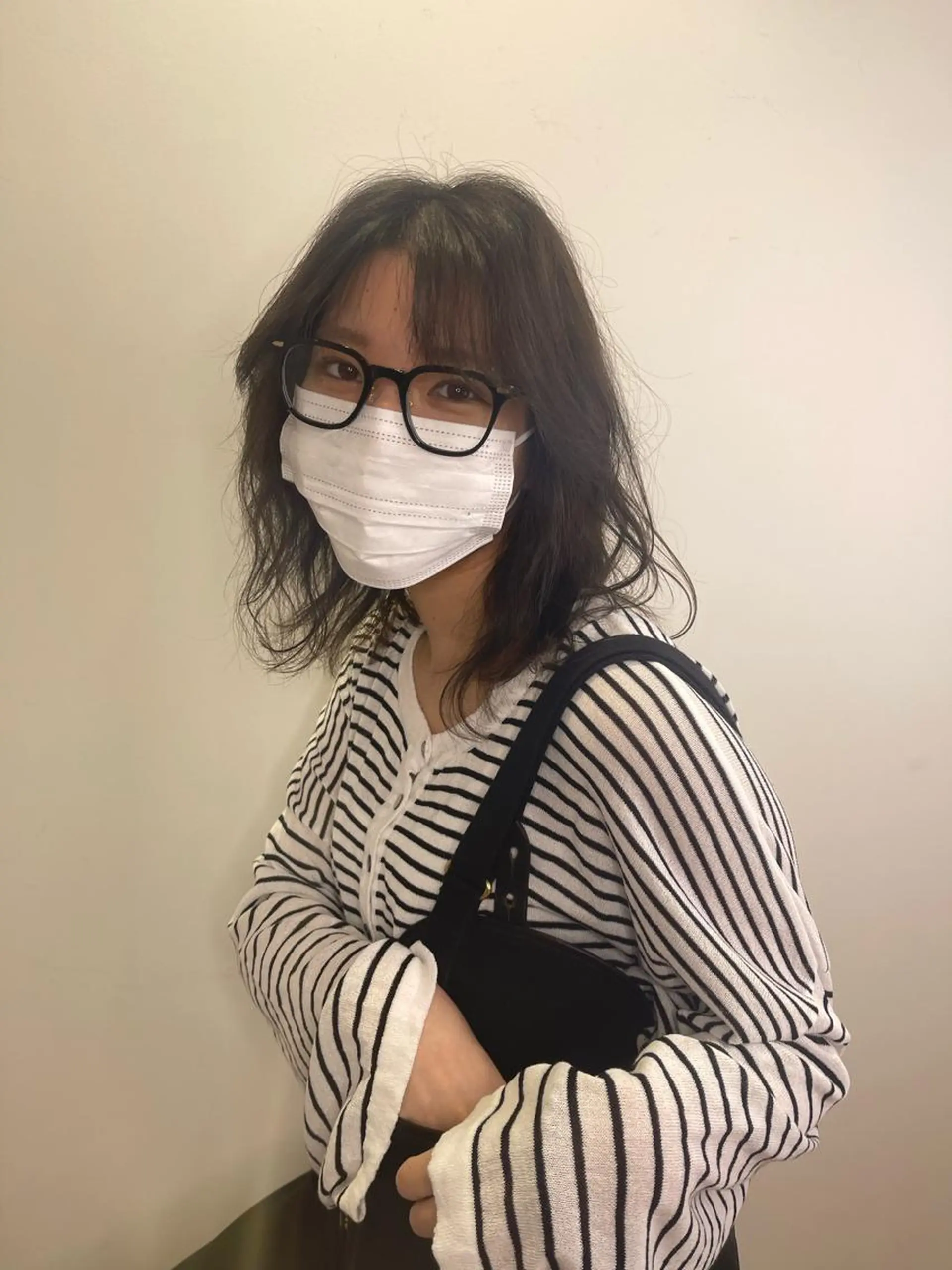 ショート カラー ボブレイヤー ボブ 伸ばしかけ レイヤーカット カット ヘアカラー トリートメント 豊浦 翔太のヘアスタイル