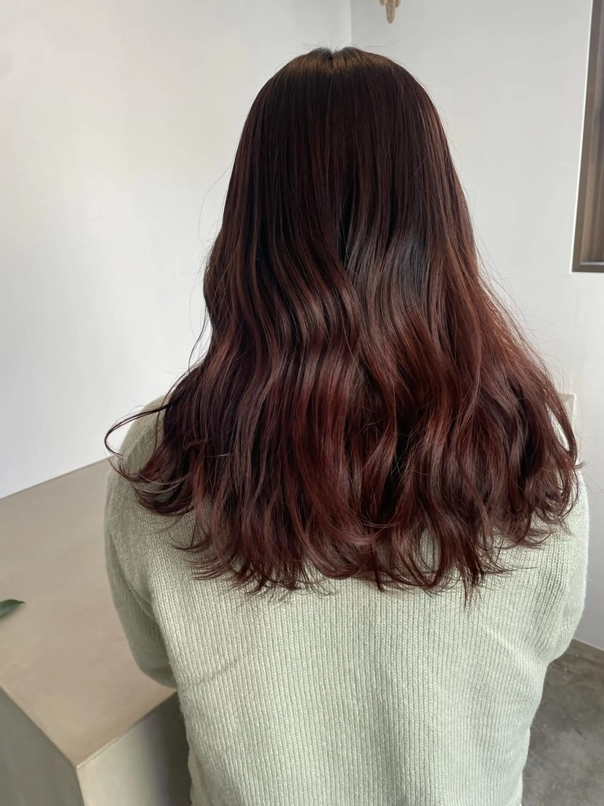 セミロング カラー ベージュカラー ブリーチ ブリーチなしカラー ピンクカラー ピンクベージュ カット ヘアカラー トリートメント 中目黒🌼 🌼ハナのヘアスタイル