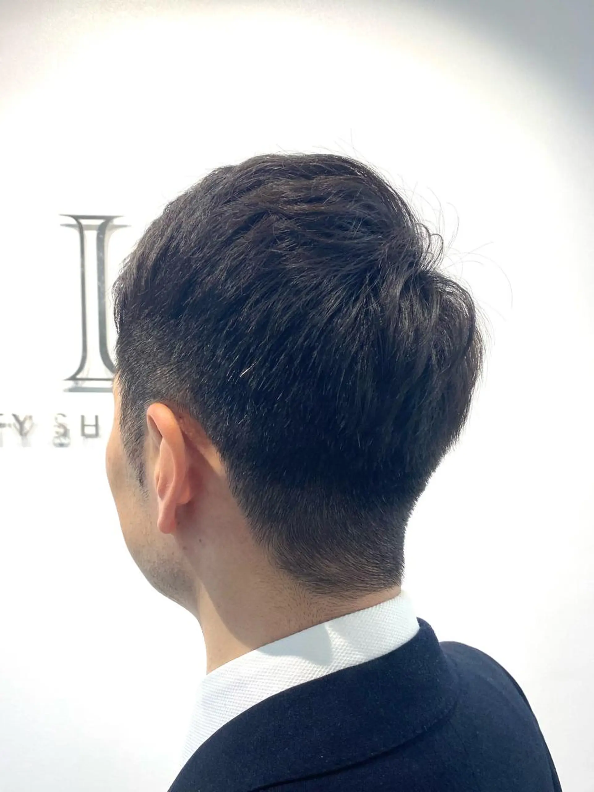 ショート メンズ ビジネス フェードカット マンバンヘア モヒカン マッシュ カット HANA ハナのヘアスタイル