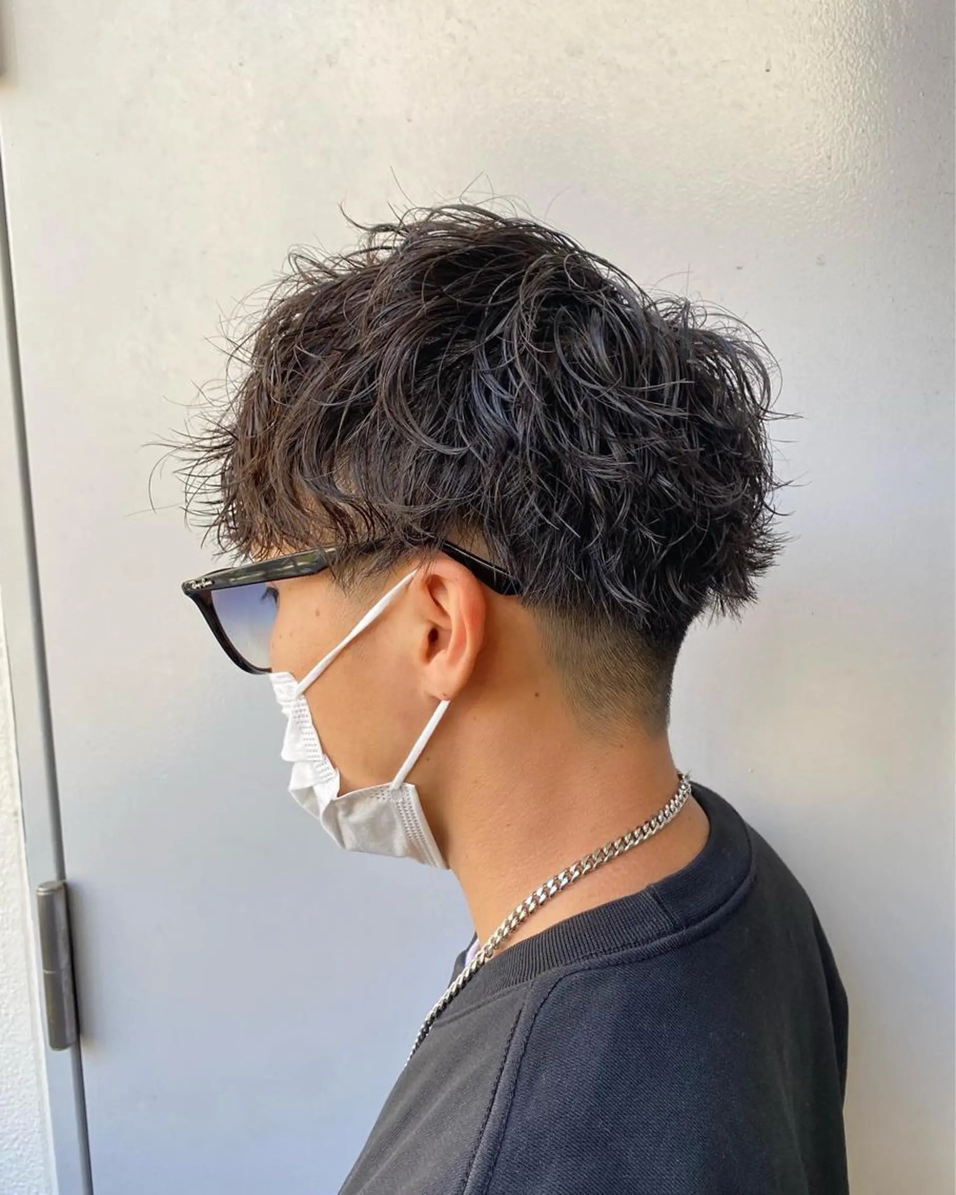 ショート パーマ メンズ 🟦ニュアンス/メン ズパーマ横浜🟦のヘアスタイル