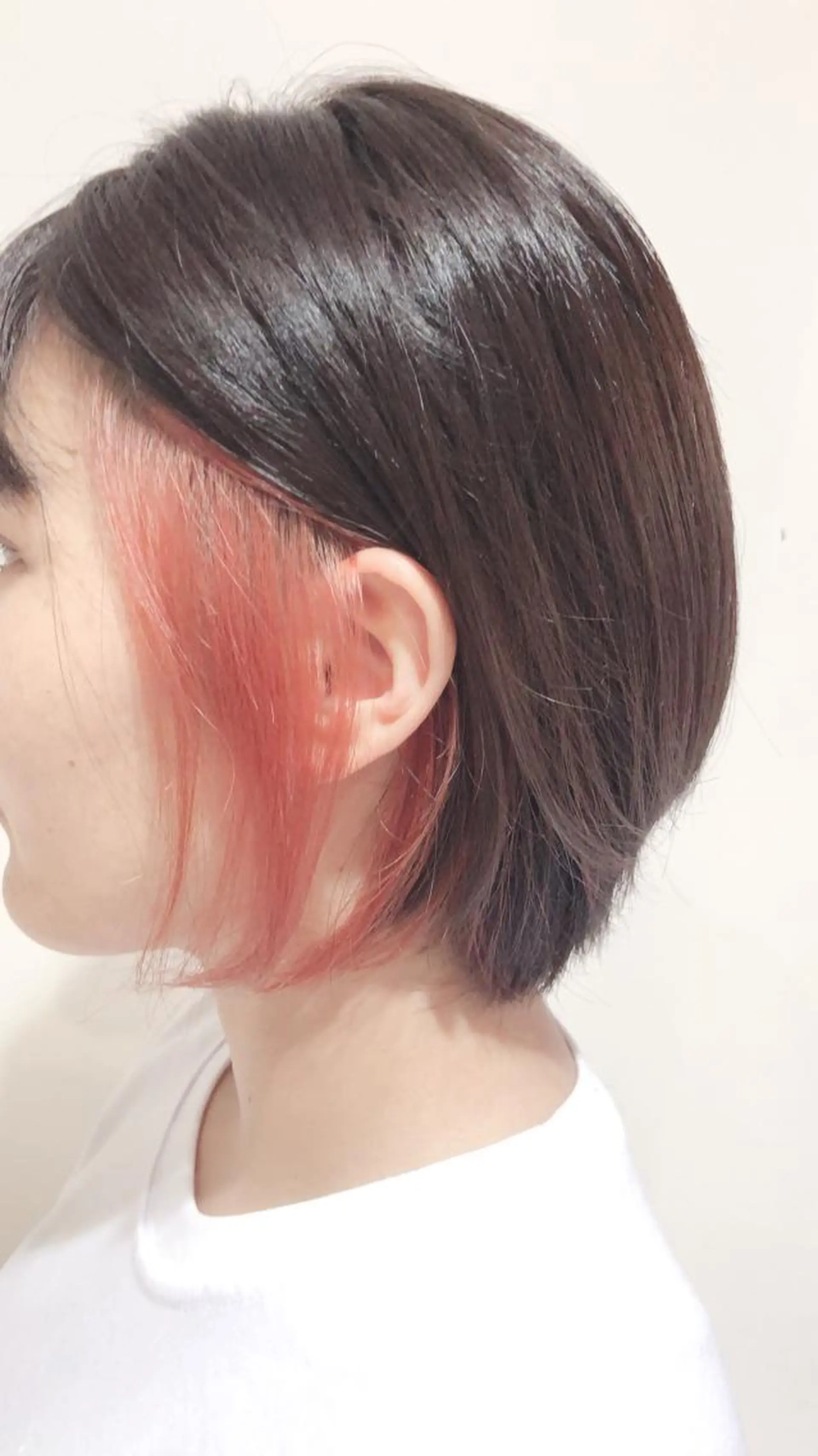 ショート カラー ピンクカラー aimée/ まつ毛&眉毛サロンのマツエク・マツパデザイン