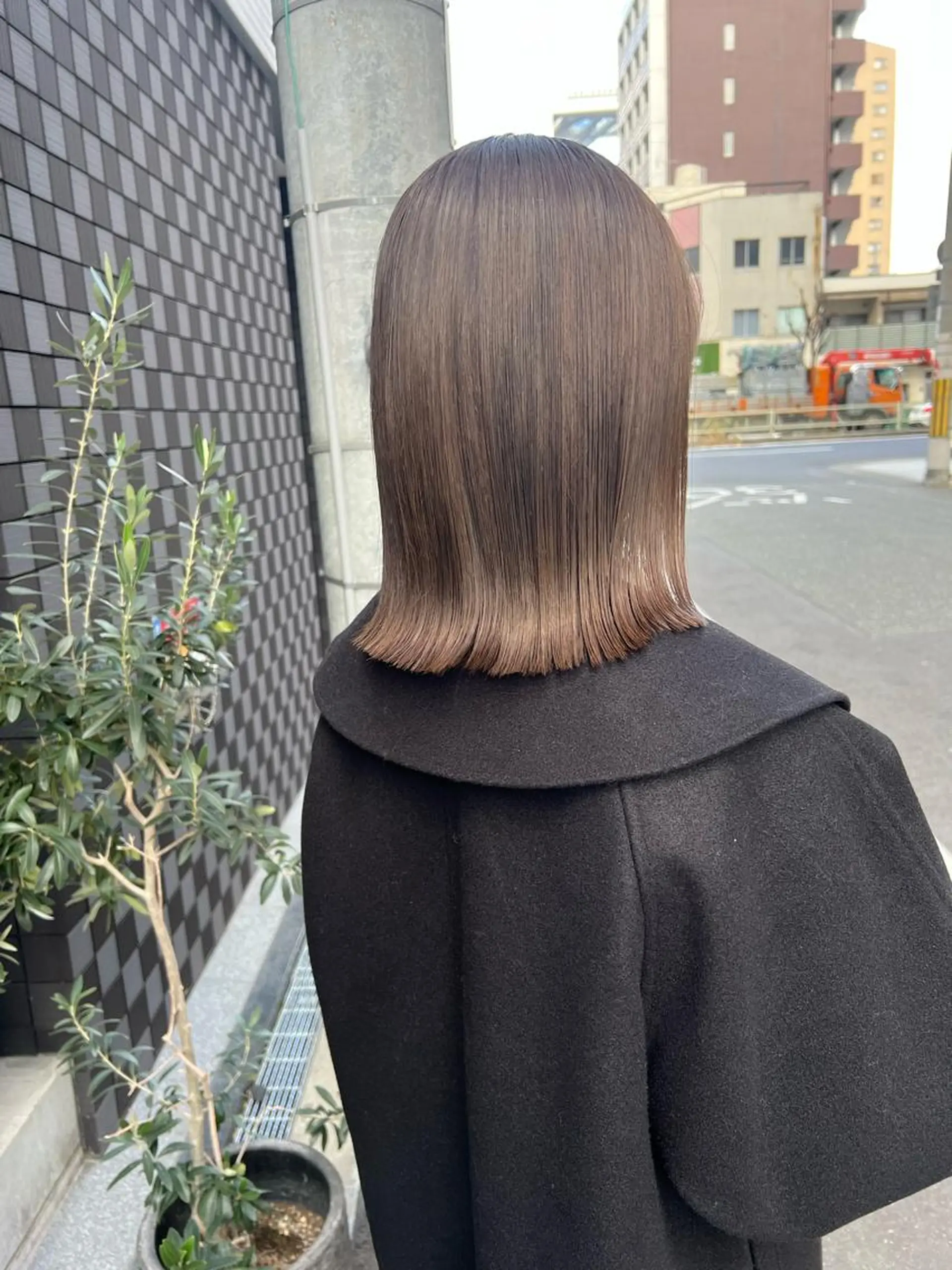カラー レイヤーパーマ/ 顔周りカット🎀メイのヘアスタイル