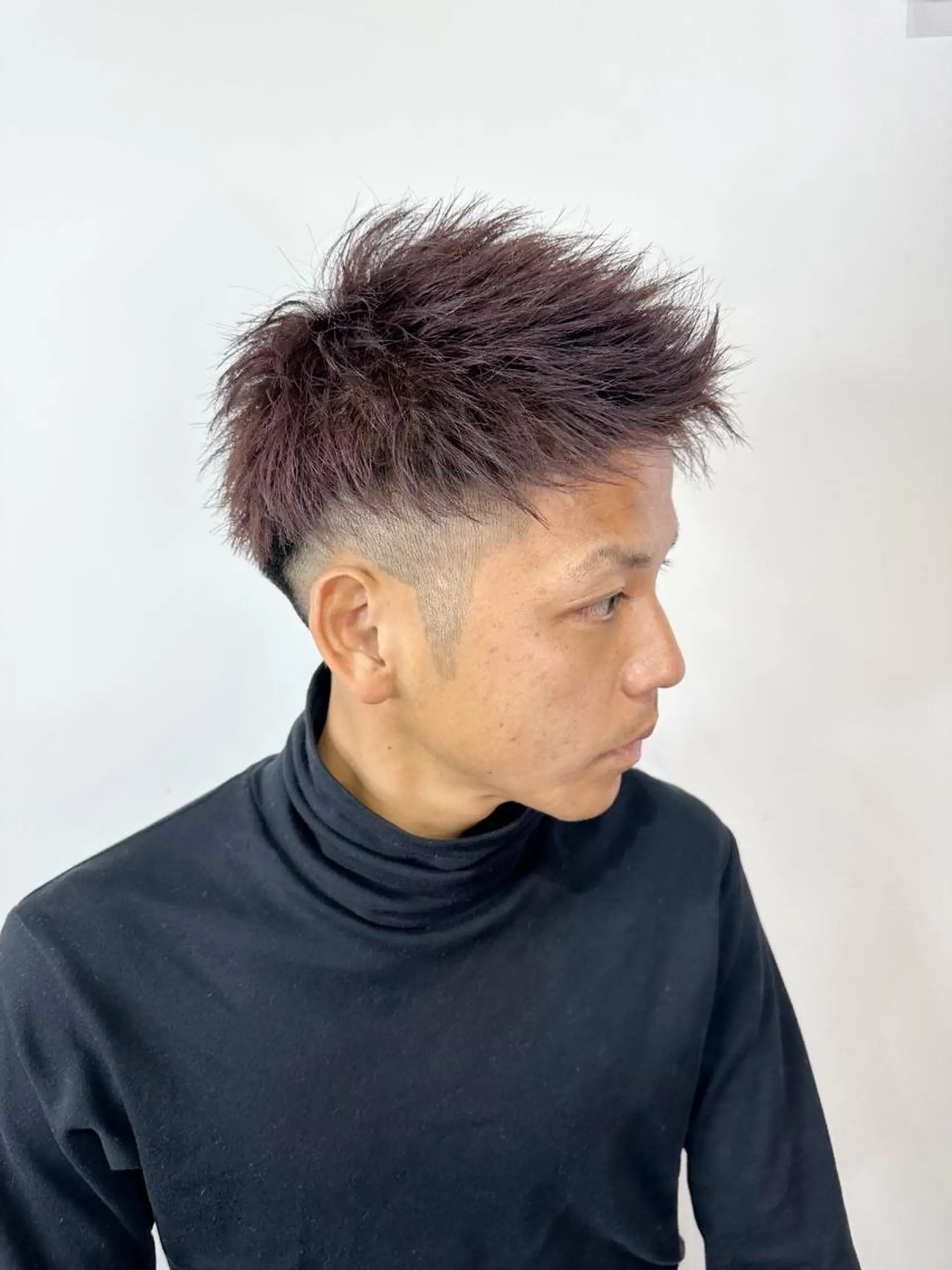 ショート 外国人風カラー ハイライト レイヤーカット RAISE by_WHITE所属・師藤 達也のヘアスタイル