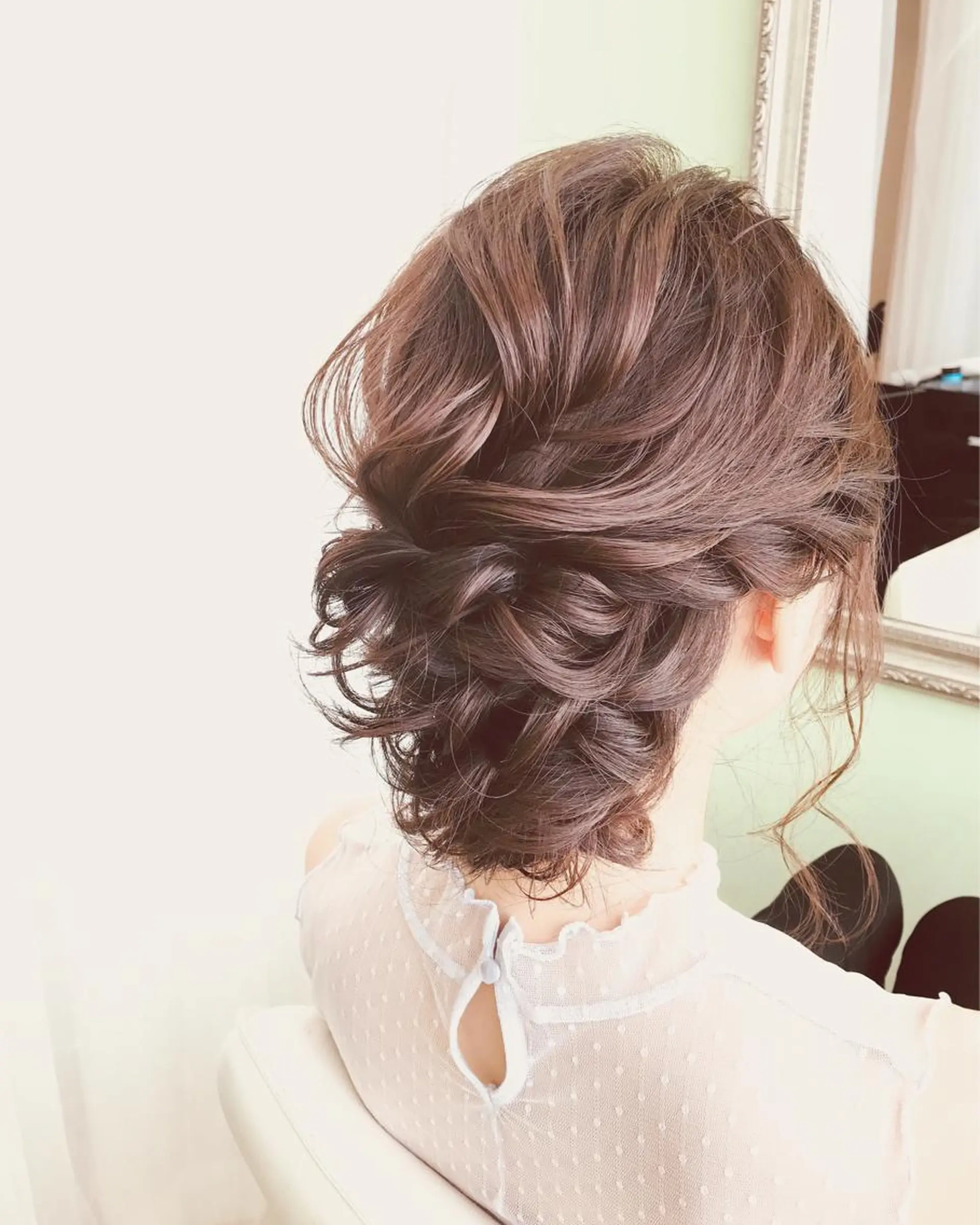 ヘアアレンジ 結婚式・ブライダル ALVAREZ BARBER SHOP所属・takebuchi harukaのヘアスタイル
