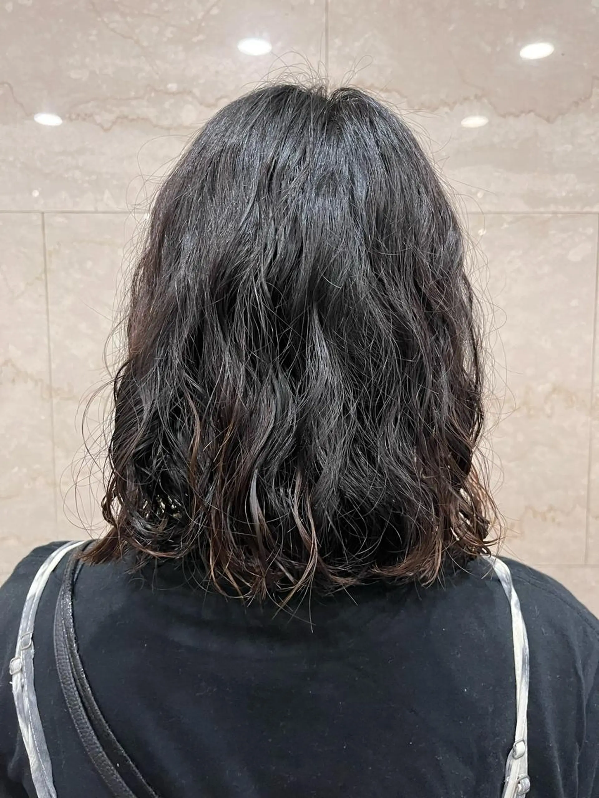ミディアム パーマ 太田 渚遊のヘアスタイル