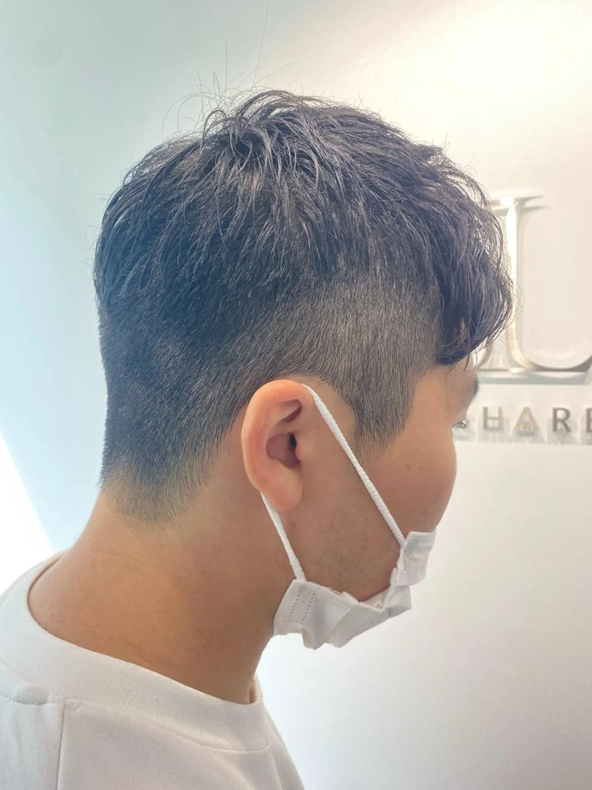 ショート メンズ フェードカット モヒカン マッシュ メンズショート ソフトモヒカン カット HANA ハナのヘアスタイル