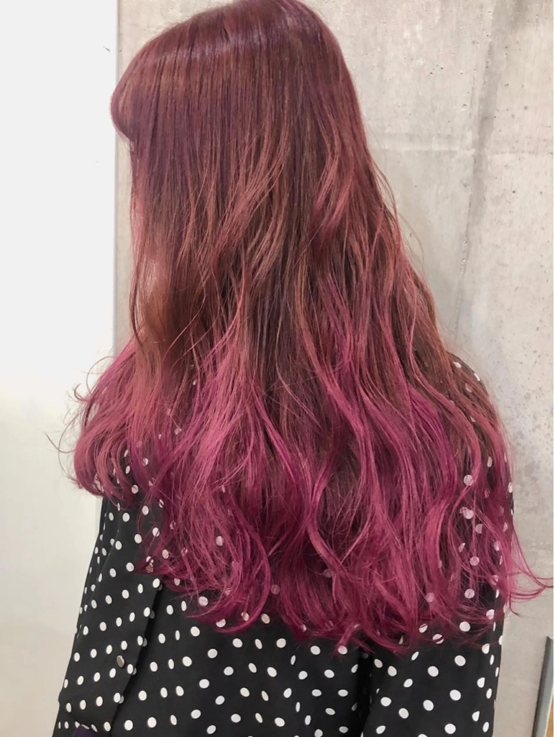 ロング Trip 大名🌟 ダブルカラーのヘアスタイル