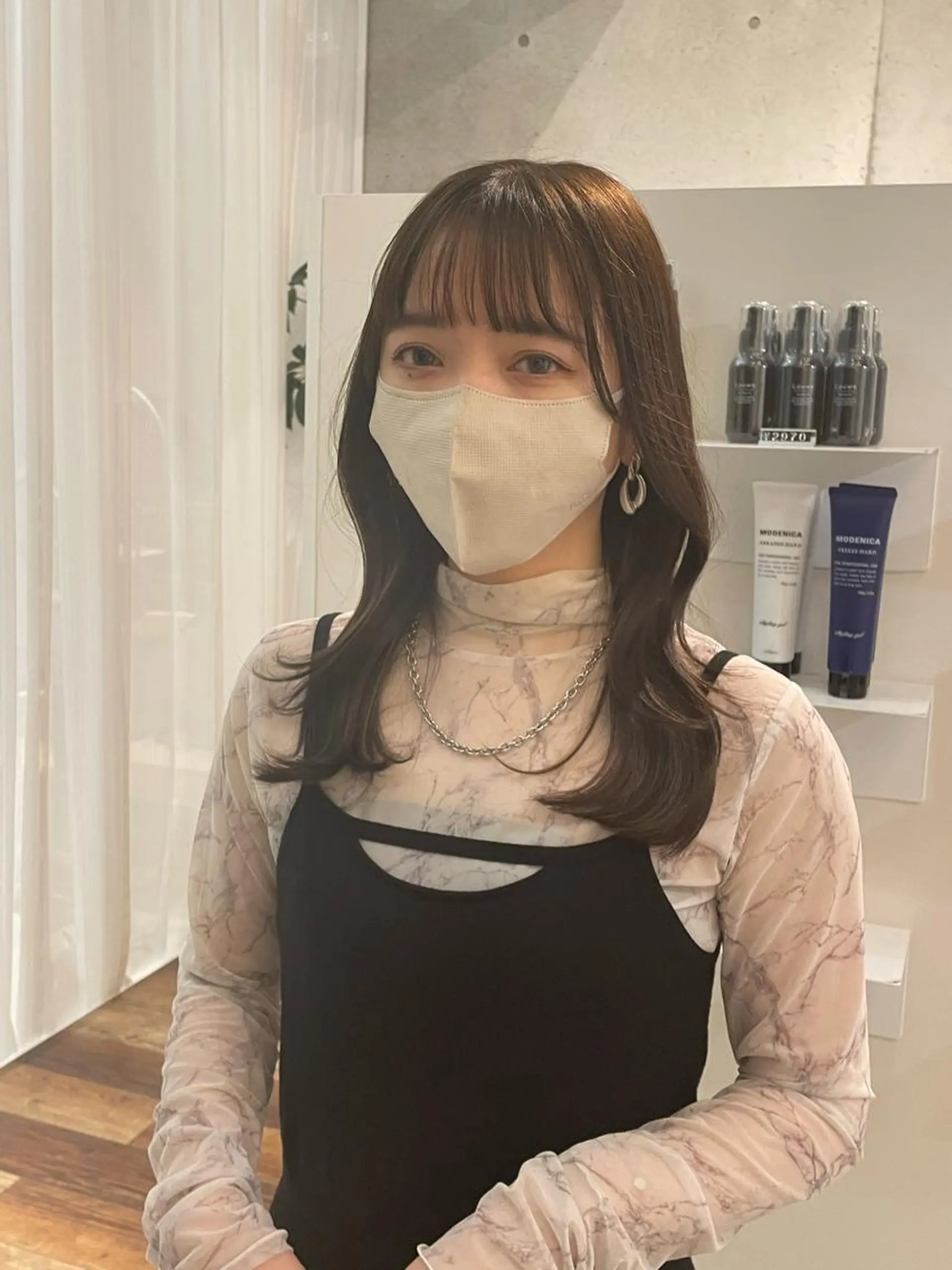 ロング カラー レイヤーカット ヘアカラー レイヤーカット🎀 kanaのヘアスタイル