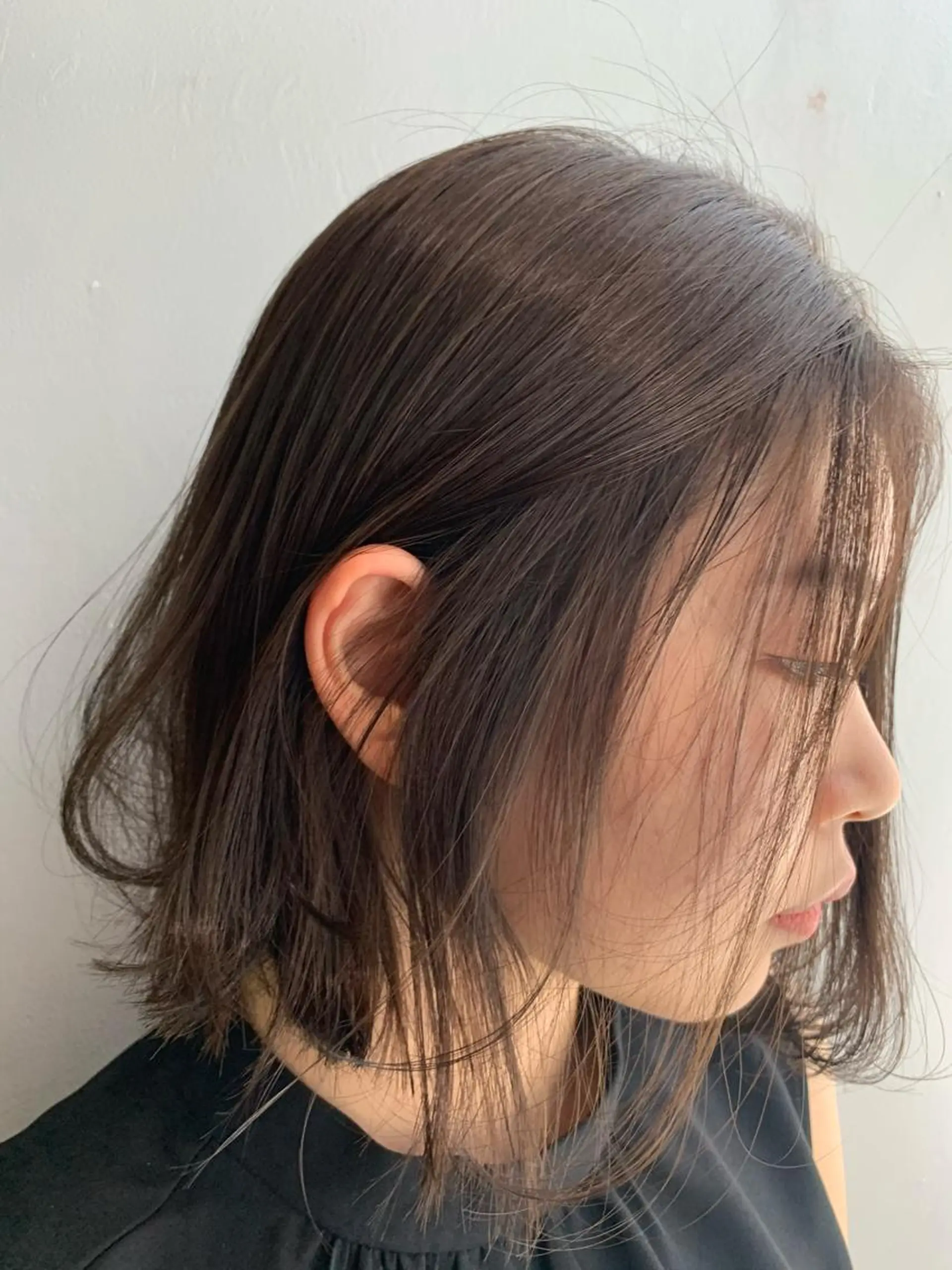 ミディアム カラー カット ヘアカラー トリートメント ヘアセット 🍃柔らかヘアー田中 瑞希🍃のヘアスタイル
