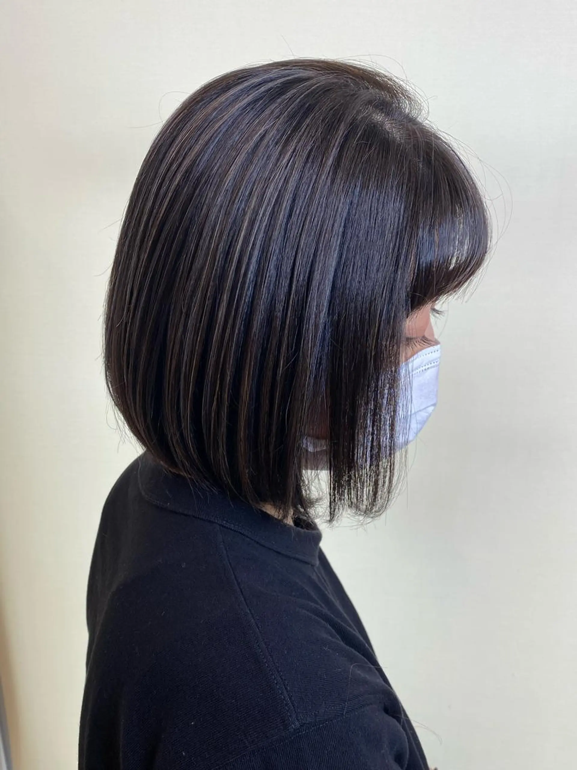 ミディアム カラー カット ヘアカラー トリートメント ✴︎ヒラガカナ✴︎ ECLAT HAIRのヘアスタイル