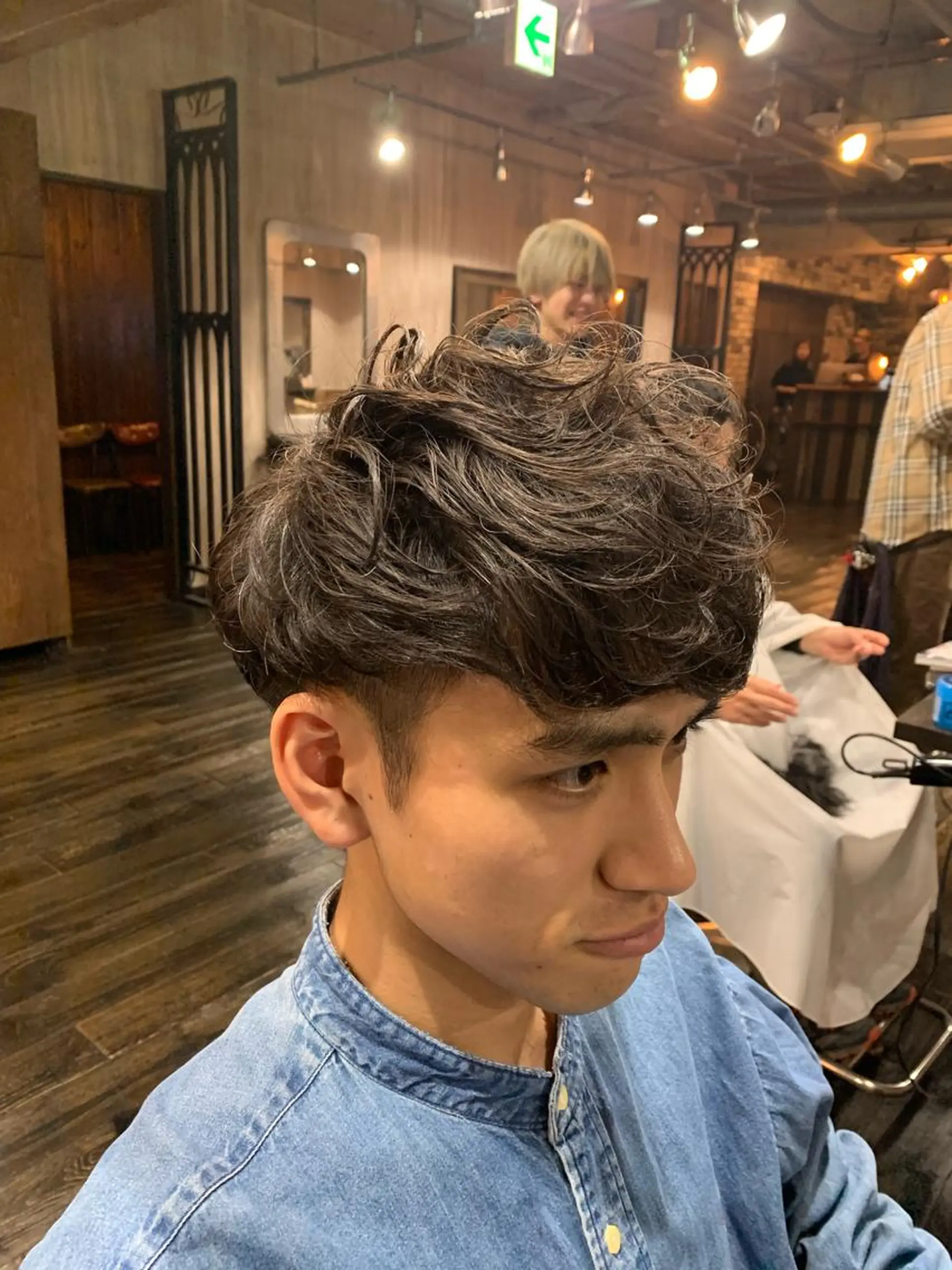 ショート パーマ メンズ メンズパーマ BARON Beauty 池袋 個室美容室所属・✄KOSUGE KYOUSUKE✄のヘアスタイル