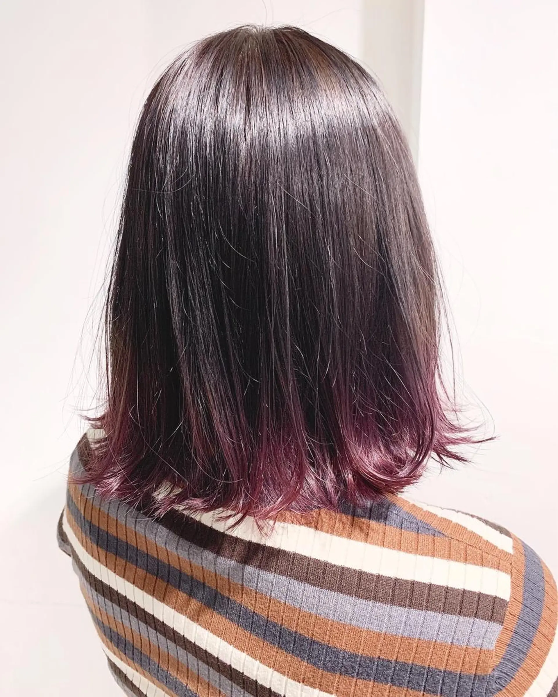 ミディアム カラー ヘアカラー トリートメント SALOWIN 札幌大通り店所属・🏆ウルフ/レイヤー 指名No.1山口圭佑のヘアスタイル