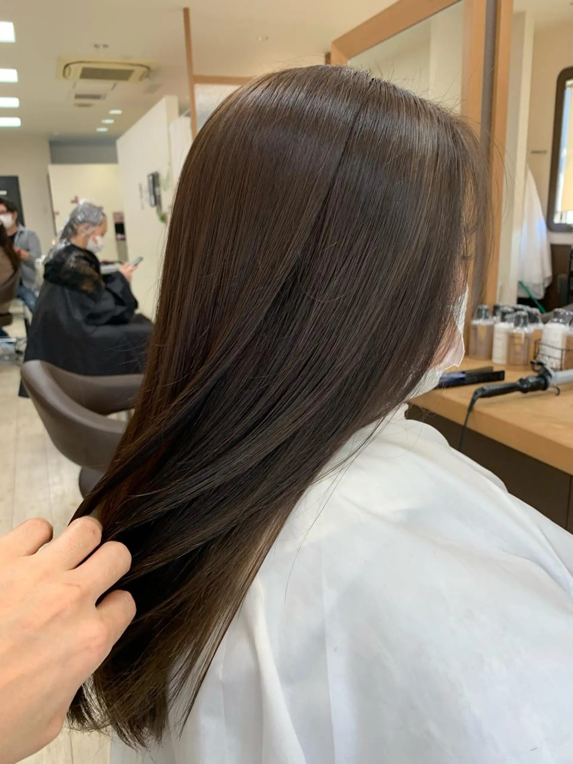 ロング カラー カット ヘアカラー パーマ 縮毛矯正 トリートメント ヘッドスパ Lien 深井店のヘアスタイル