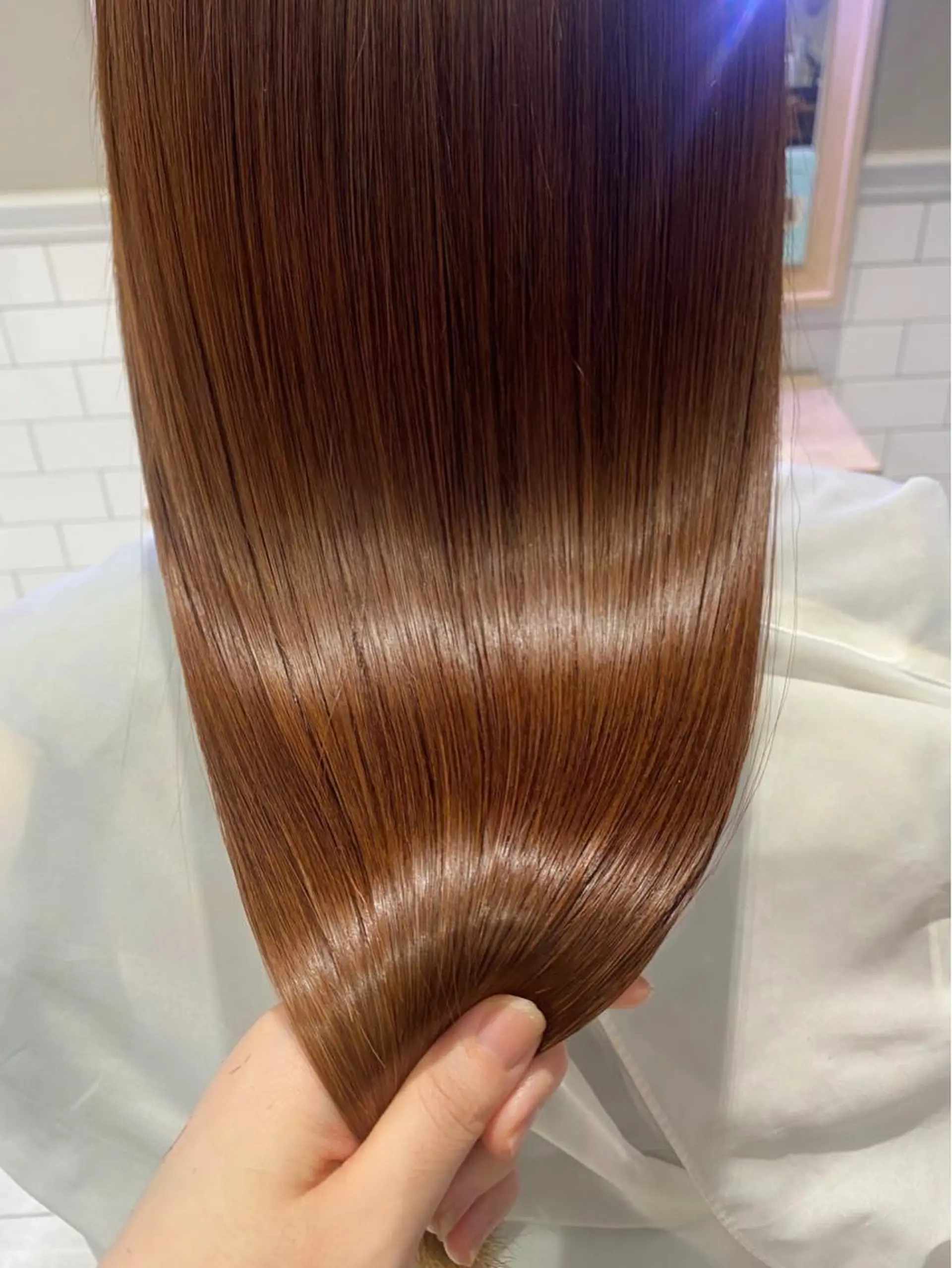 ミディアム カラー cie所属・ボブ/ミニボブ 透明感カラーkadoのヘアスタイル