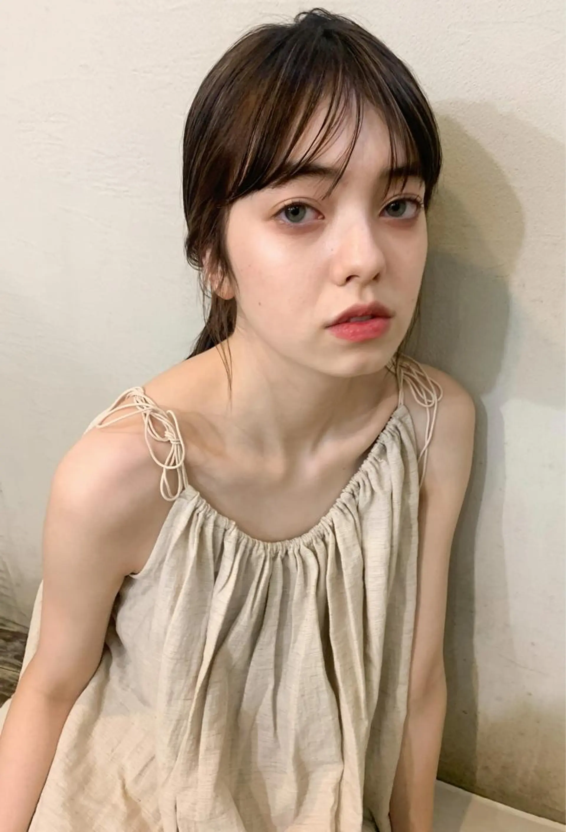 ロング カラー グレージュ ハイライトカラー ハイライト カット ヘアカラー ボブ/顔まわりカット 💫大澤奈緒美のヘアスタイル
