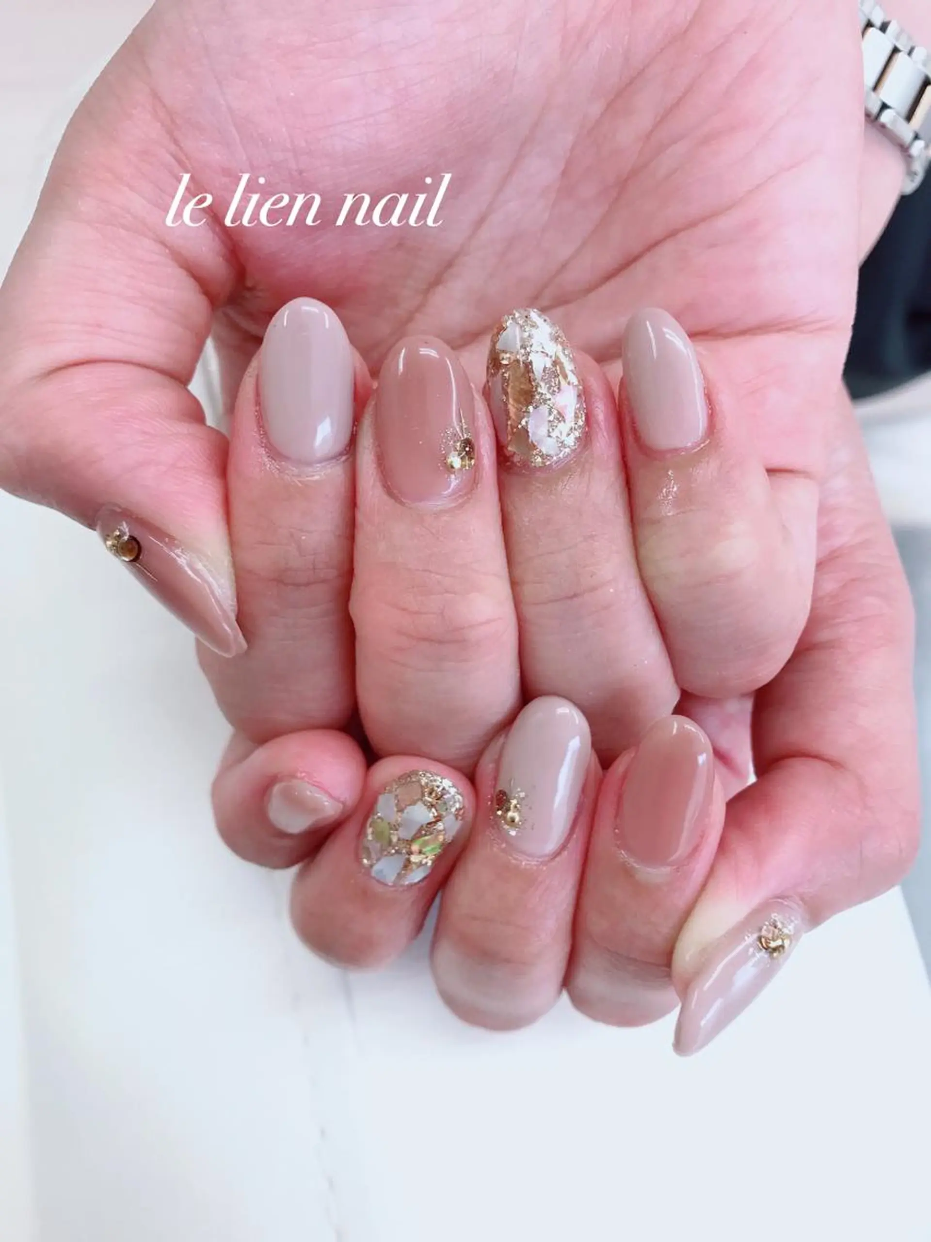 ミディアム ハンドネイル le lien nailのネイルデザイン