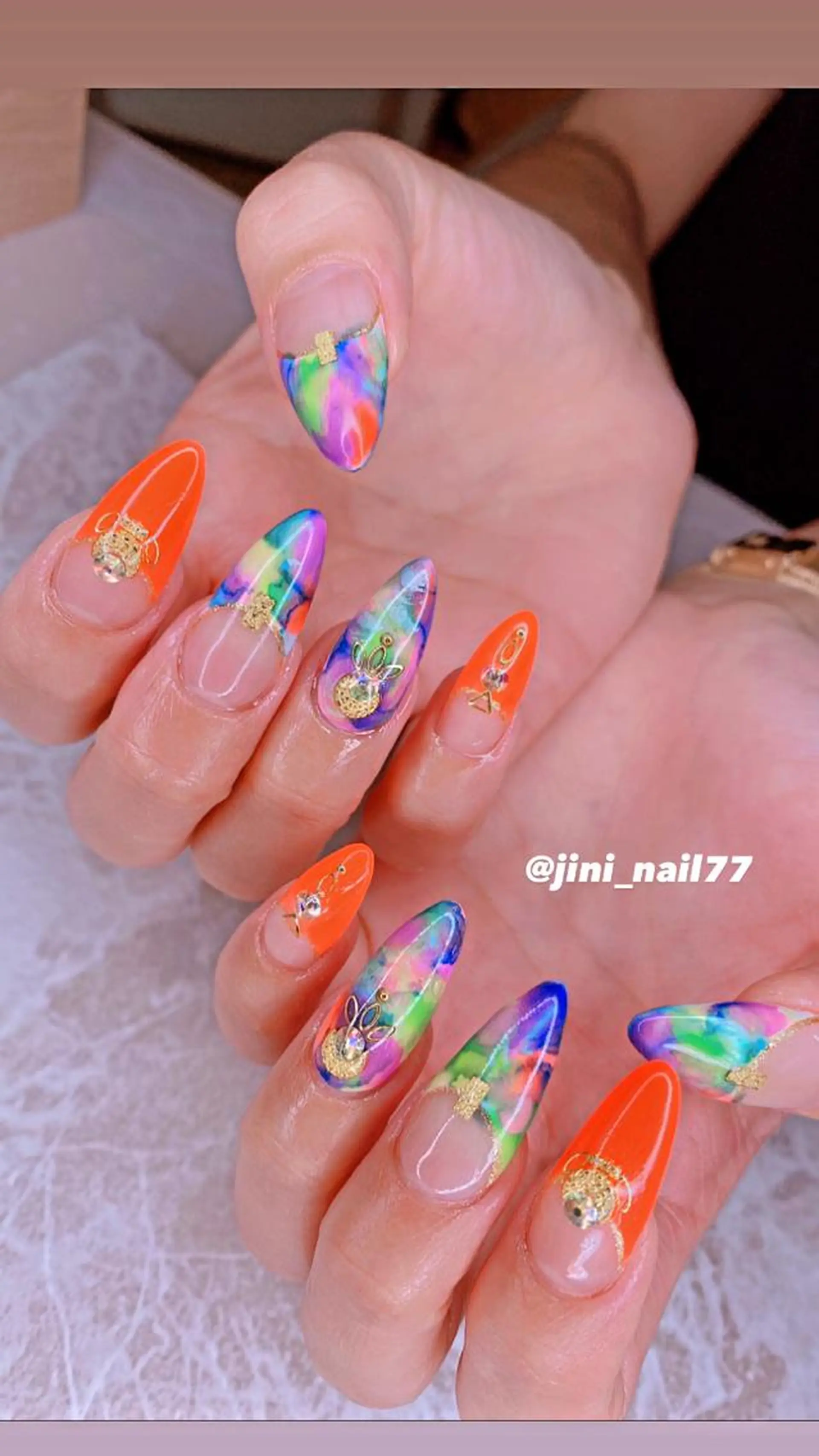 ネイル ハンドネイル JINI NAIL所属・ジニ ネイルのネイルデザイン