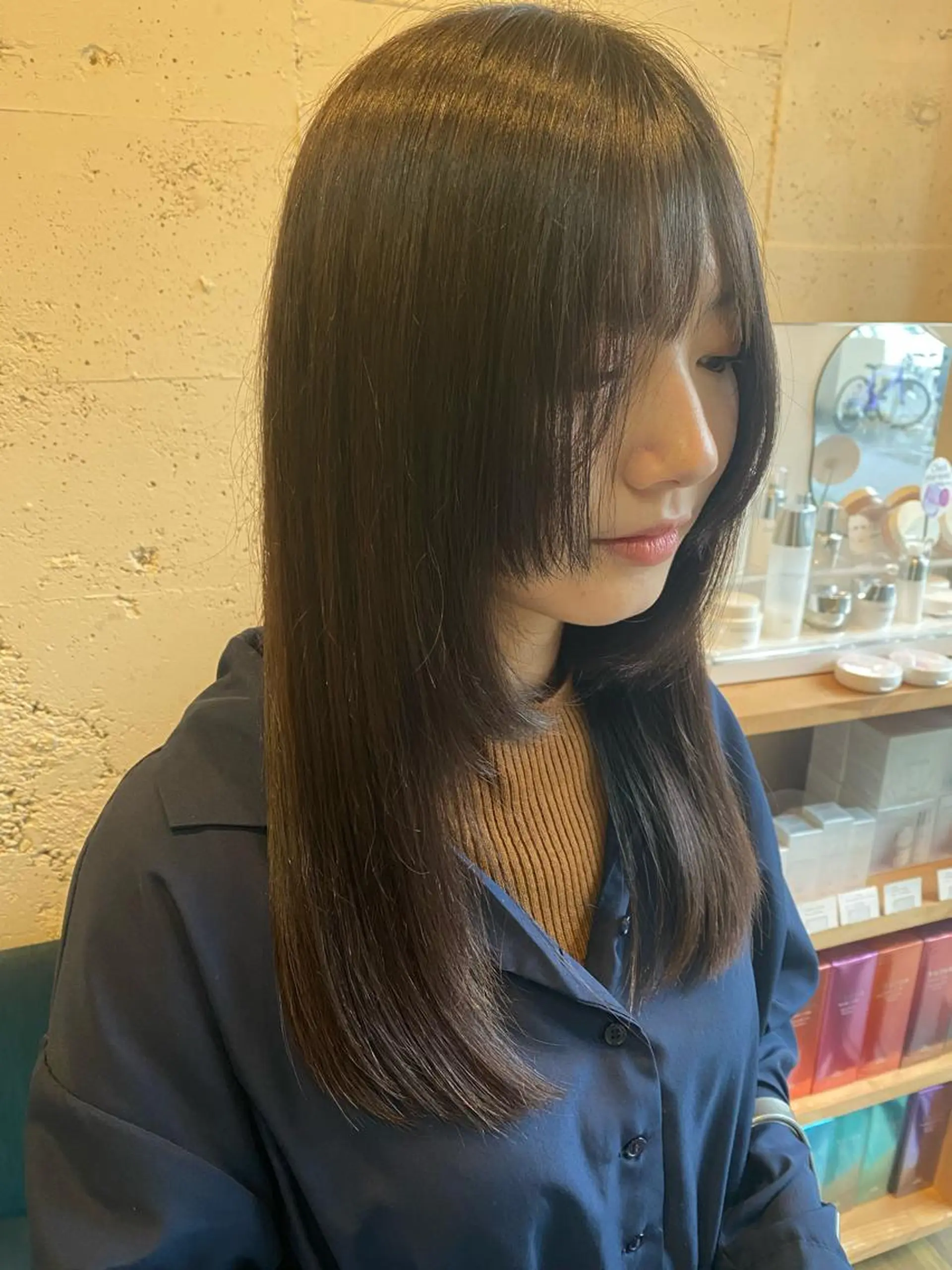 ロング 姫カット 🐰中村 優樹🤍のヘアスタイル