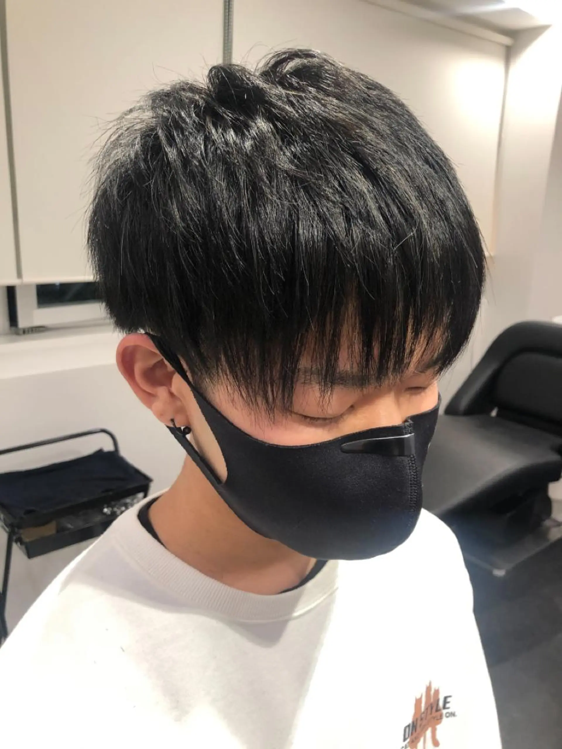 ショート 京都美容師 塩のヘアスタイル