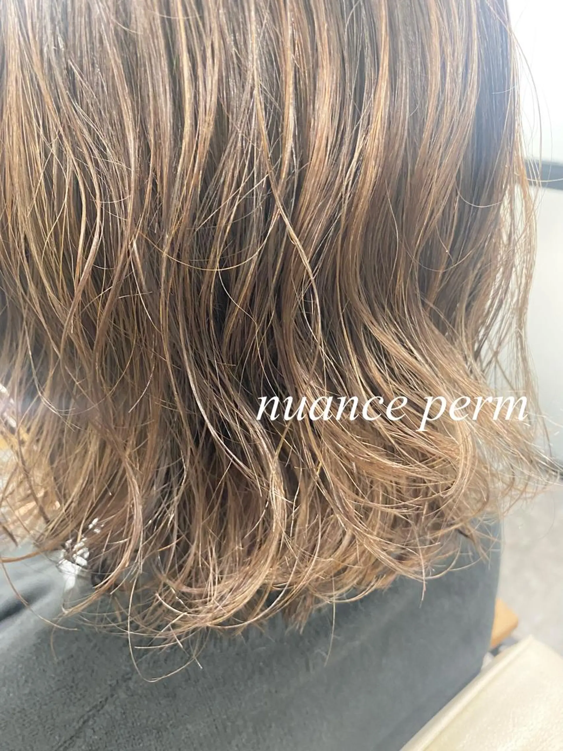 セミロング セミロングパーマ カット パーマ 菅　美咲 /三軒茶屋/全席個室のヘアスタイル