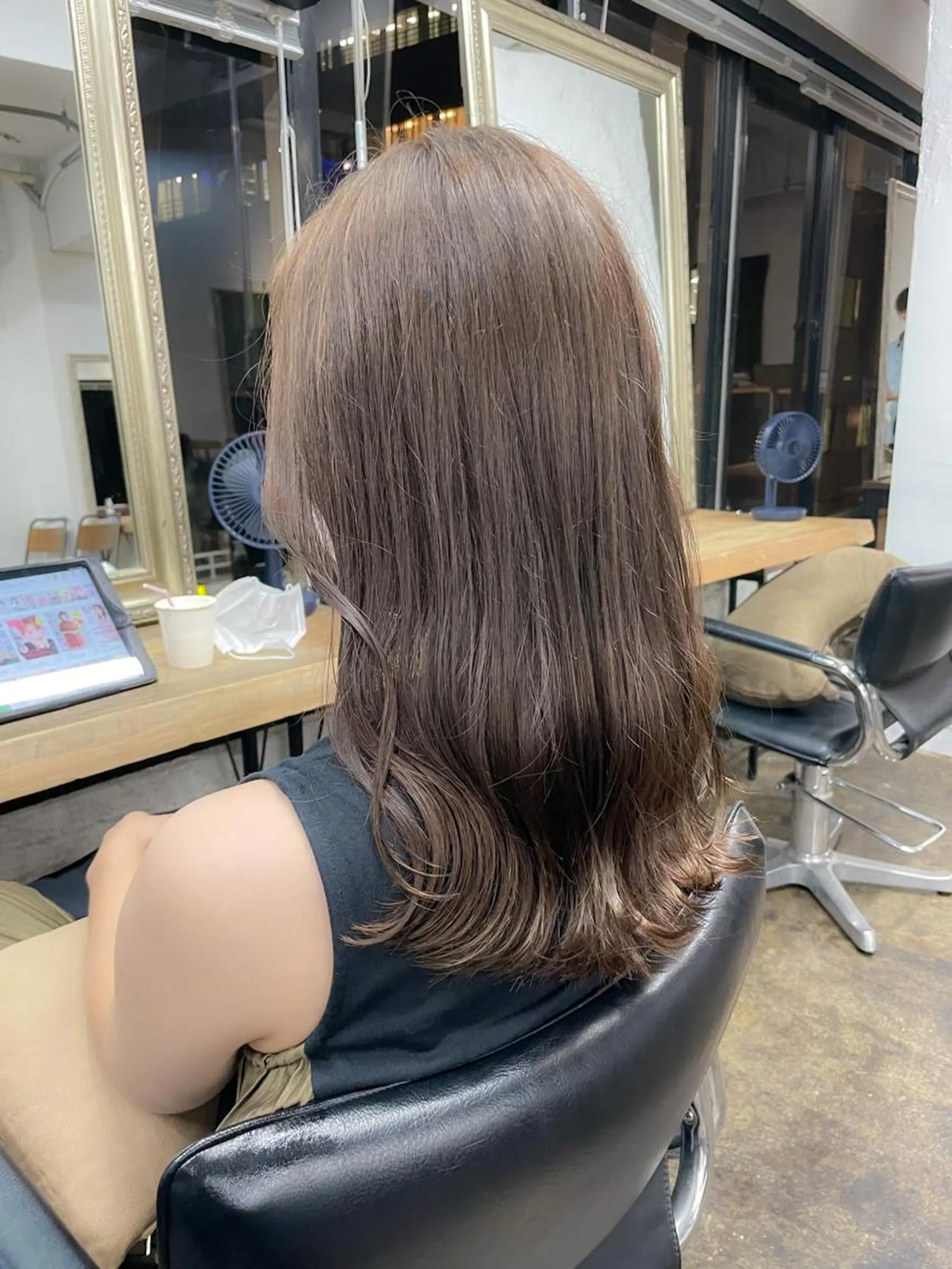 ロング カラー メンズパーマ メンズ特化ryoのヘアスタイル