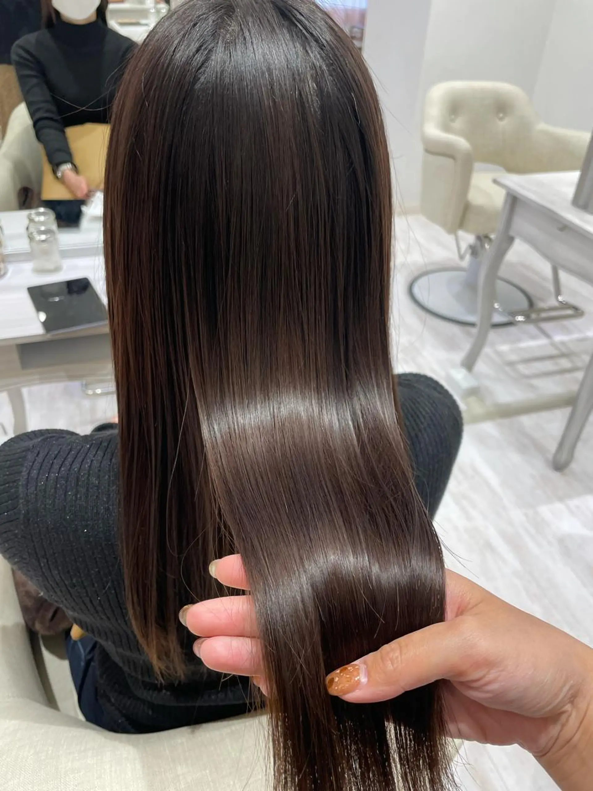ロング トリートメント 酸熱トリートメント カット ヘアカラー トリートメント ボブ支持率NO1 🌈CHIKAのヘアスタイル