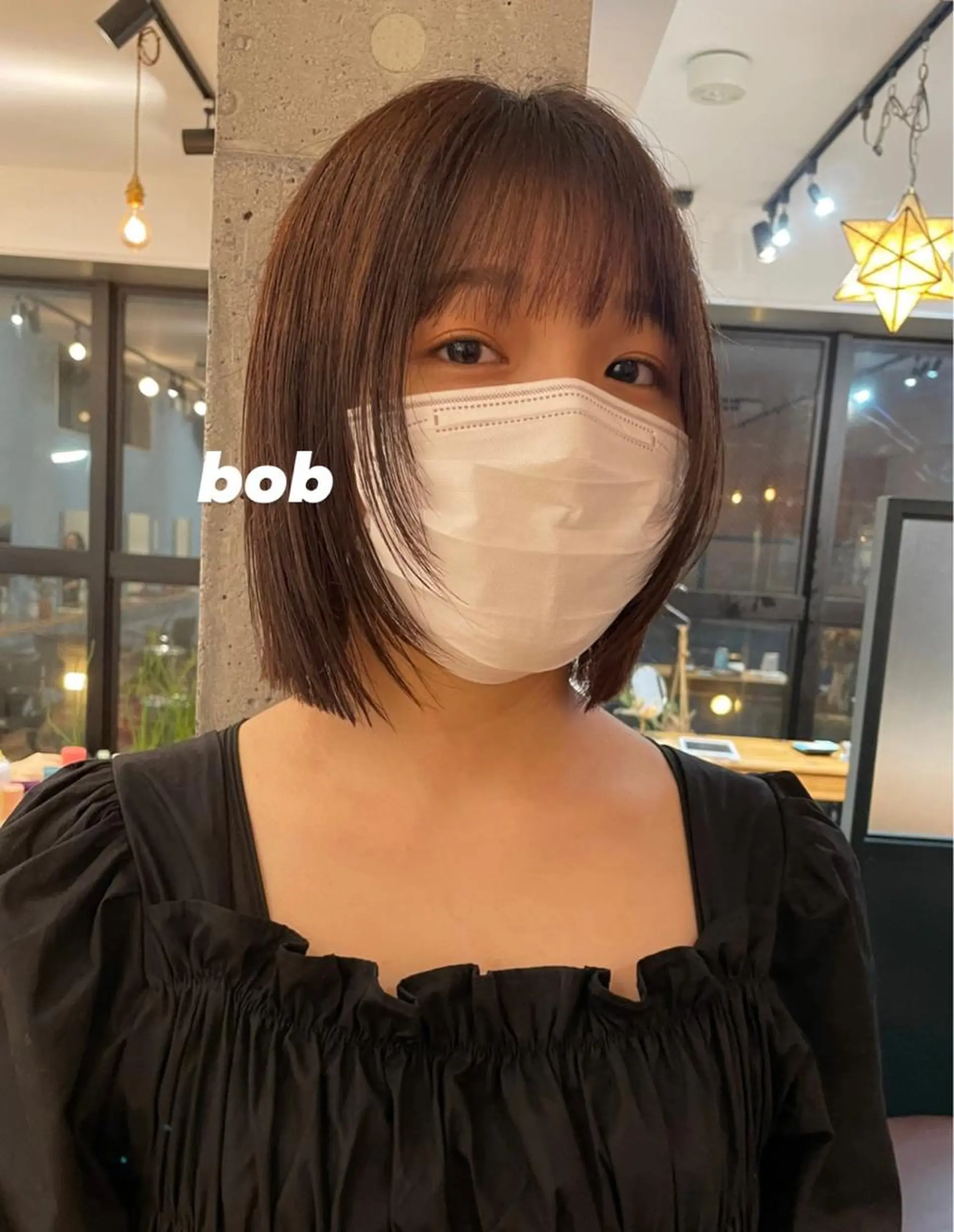 ミディアム カラー パーマ ヘアアレンジ マツエク・マツパ Miku /ブリーチ/ボブのヘアスタイル