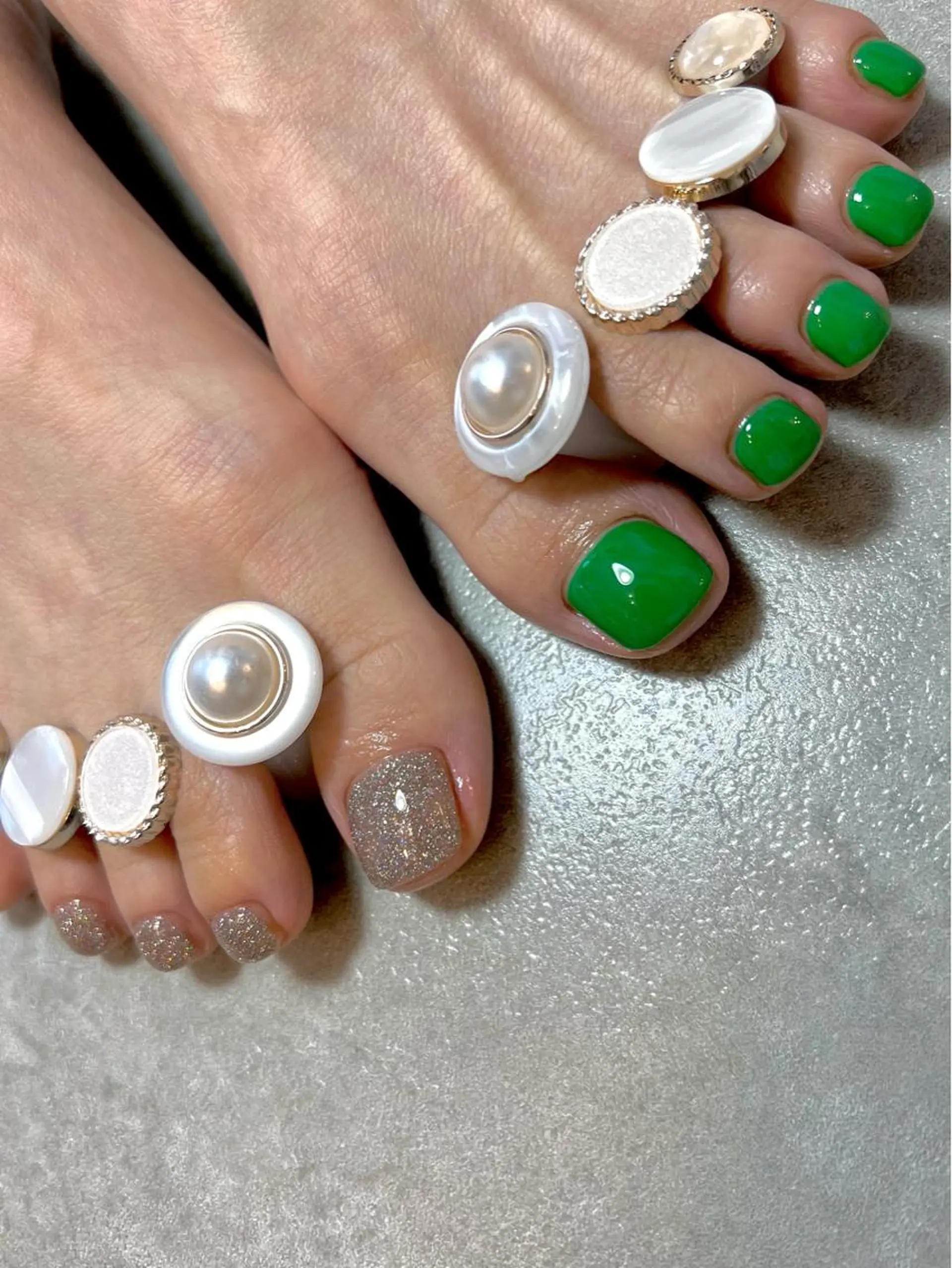 ネイル ワンカラーネイル フットネイル Nail Salon&School REPLENDA所属・REPLENDA/ azusa(石井梓)のネイルデザイン