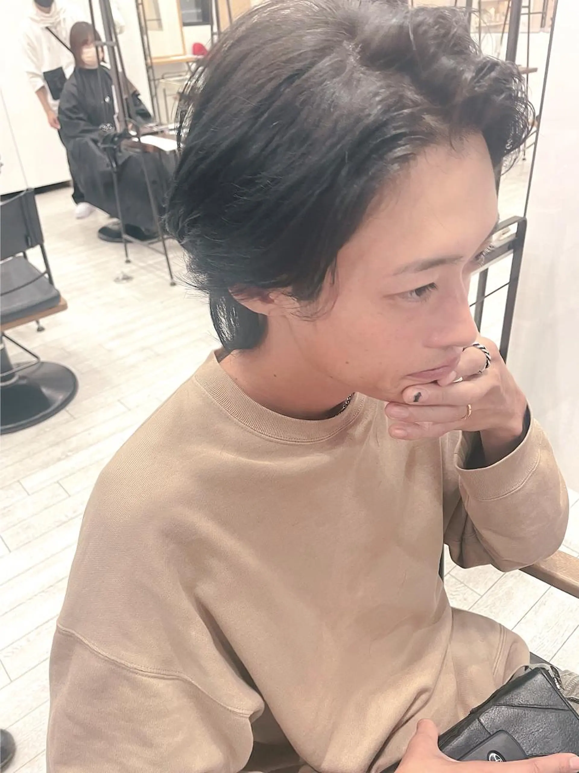 ミディアム メンズ saito (8/31まで在籍)のヘアスタイル