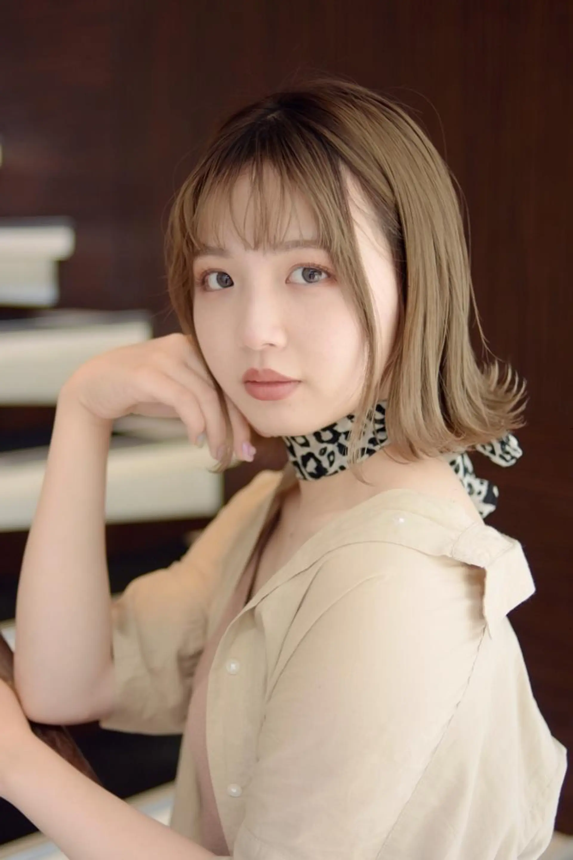 ミディアム カラー カット ba-boo 広島のヘアスタイル