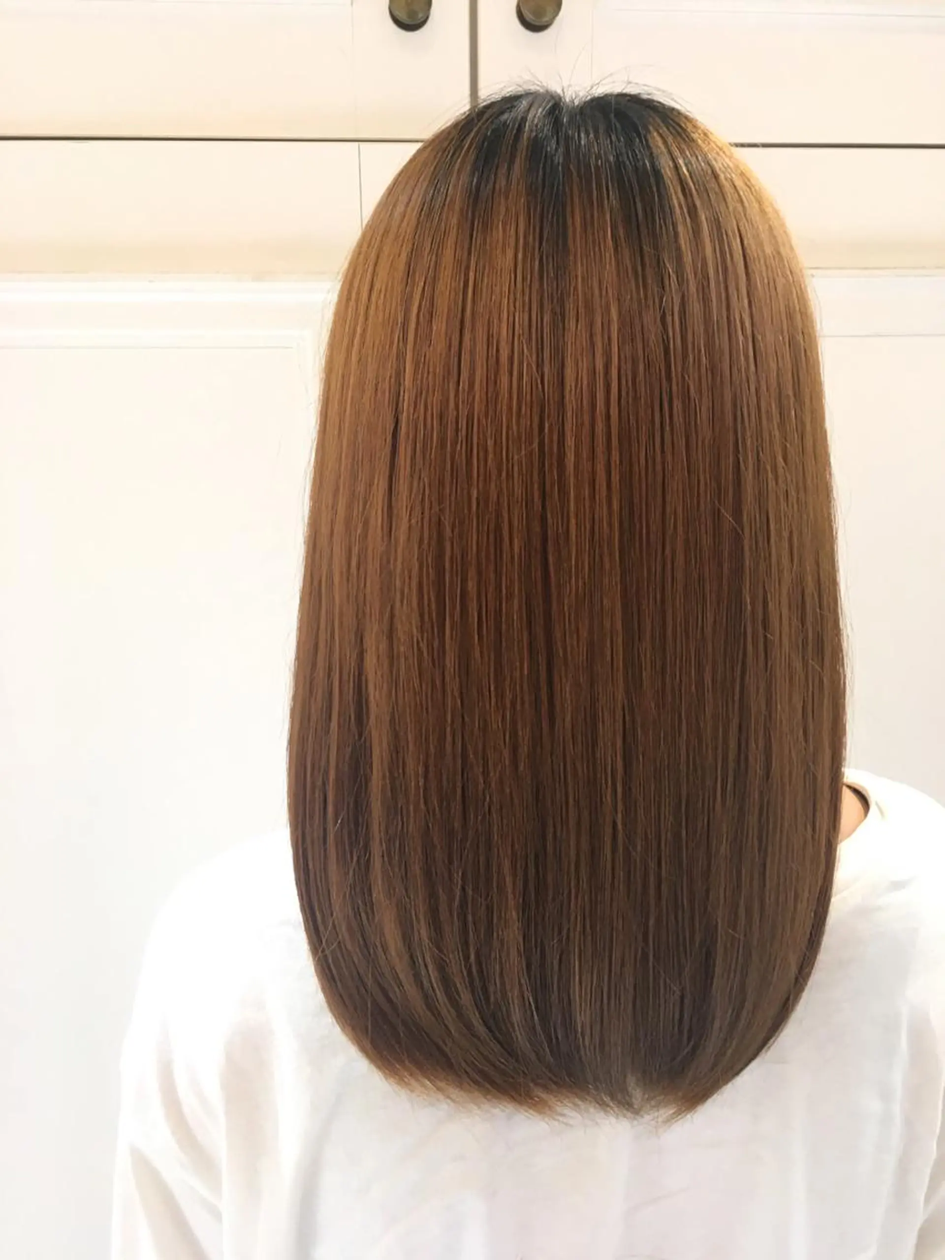 セミロング 田中 未澪のヘアスタイル