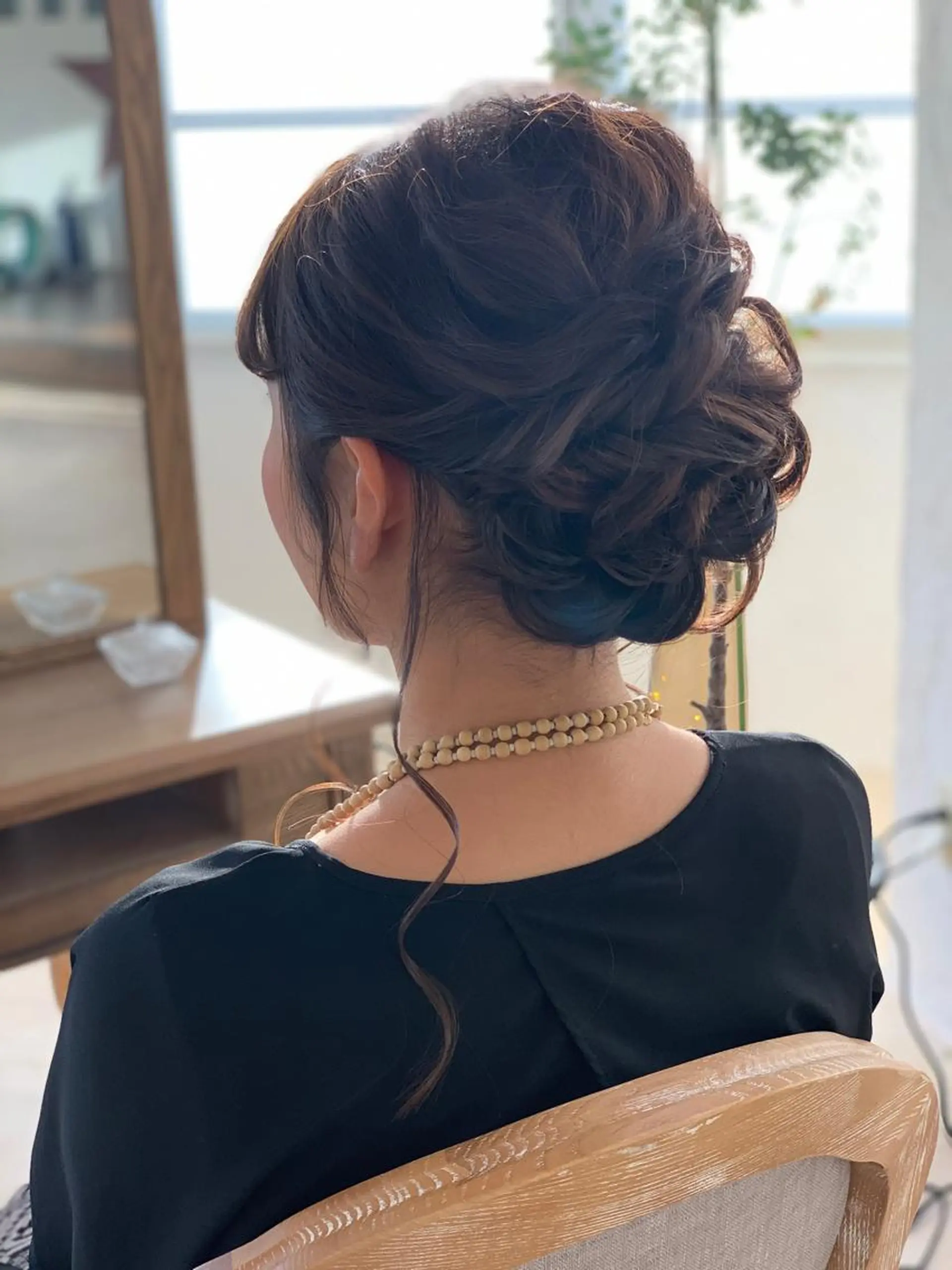 セミロング ヘアセット BRAIDS💎愛子 大人ハイライト💎のヘアスタイル