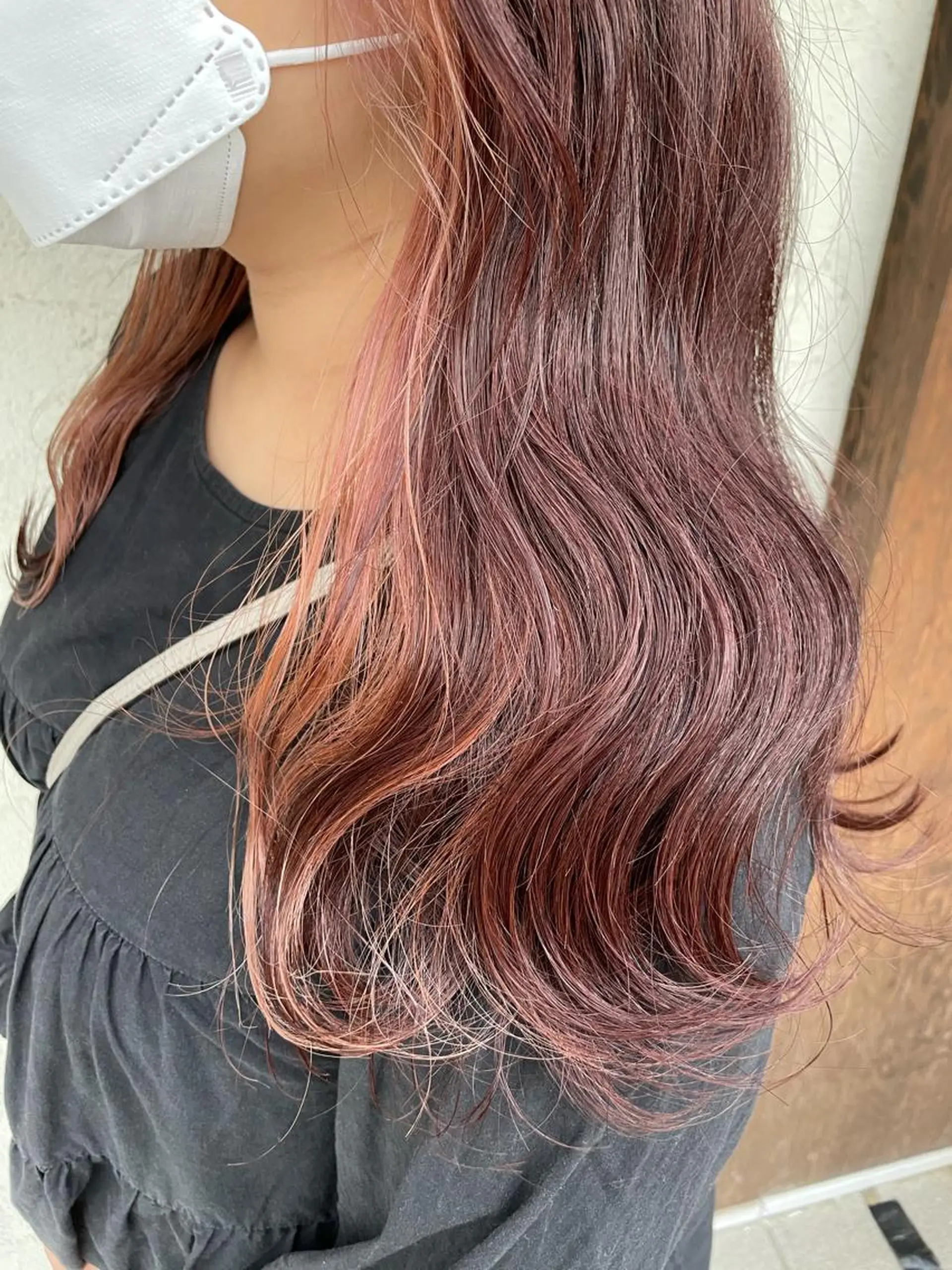 ロング しもかわ かほのヘアスタイル