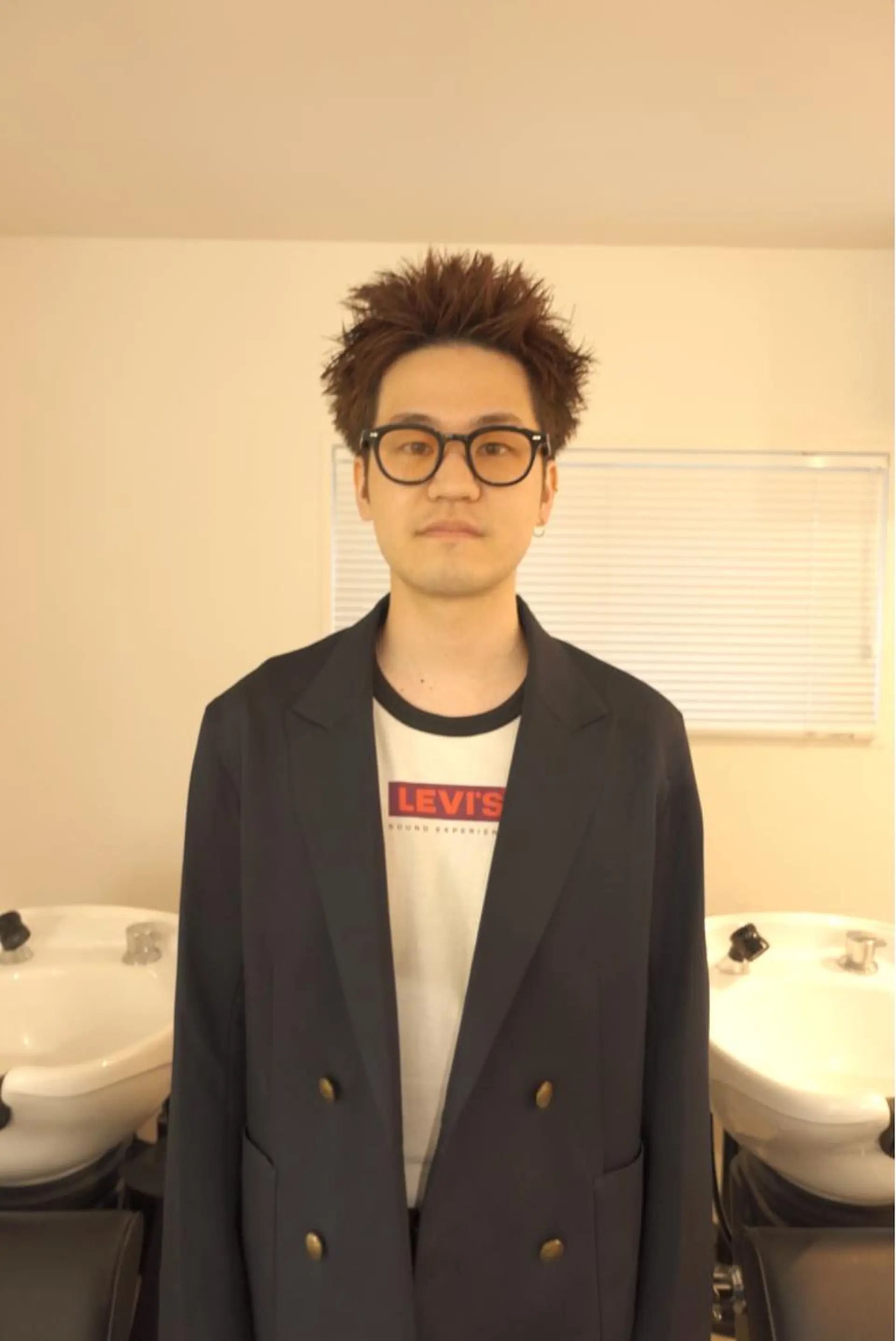 ショート カラー メンズ カット ヘアカラー トリートメント トレンドヘア◎ 店長　清原佑太のヘアスタイル