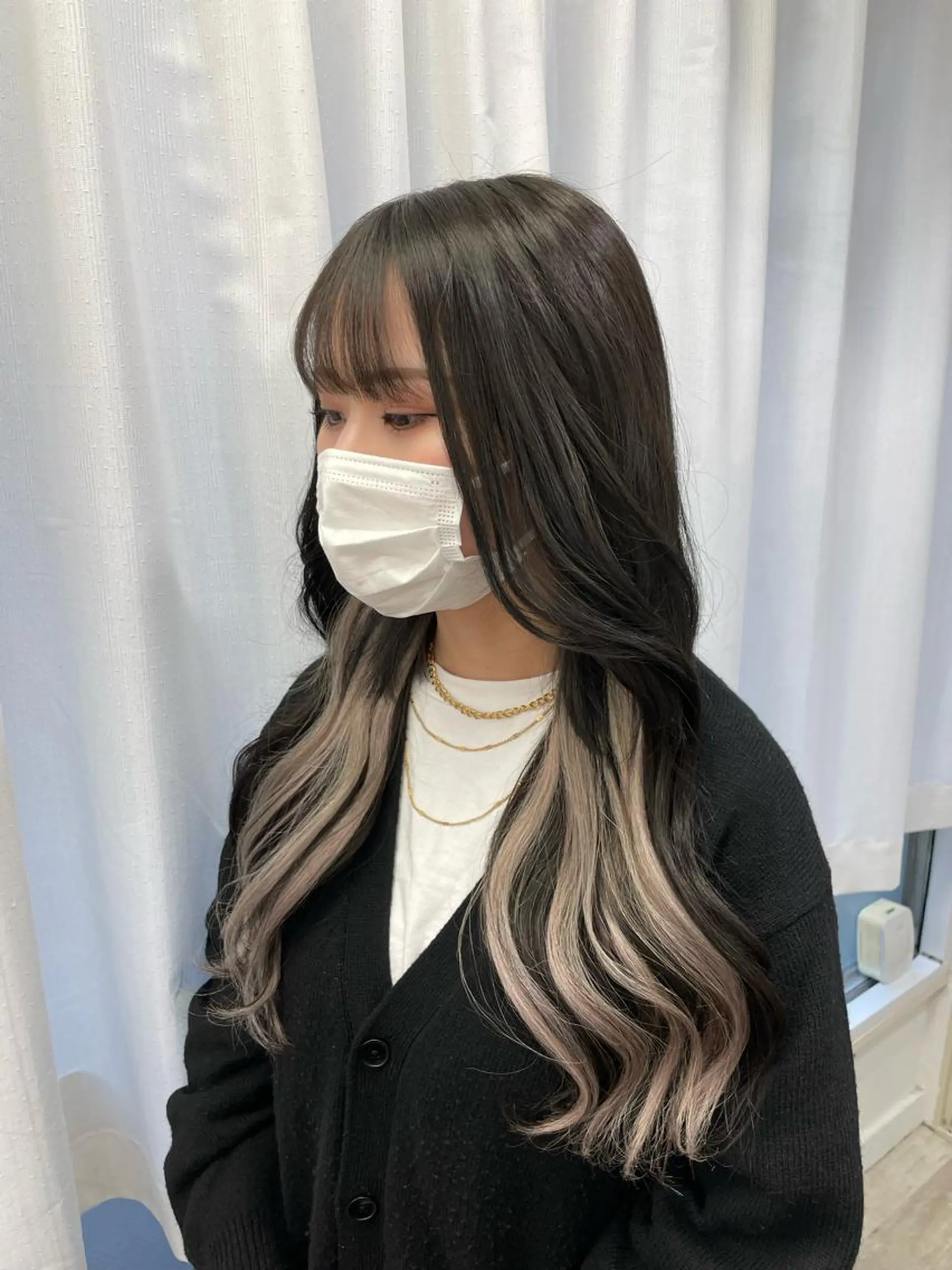 ロング カット エクステ ヘアセット 韓国ヘア🤍髪質改善 🇰🇷AKANEのヘアスタイル