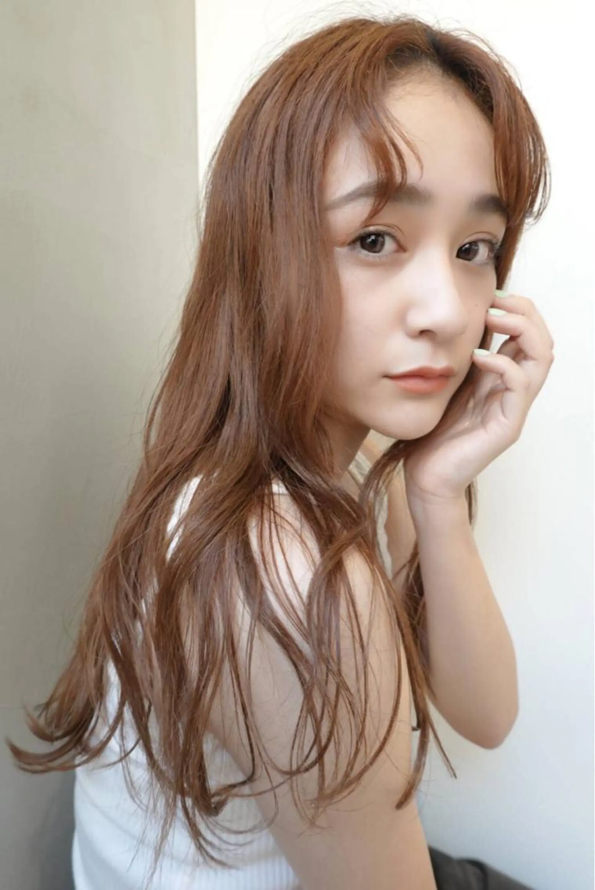 ロング カラー 遠藤 眞実のヘアスタイル