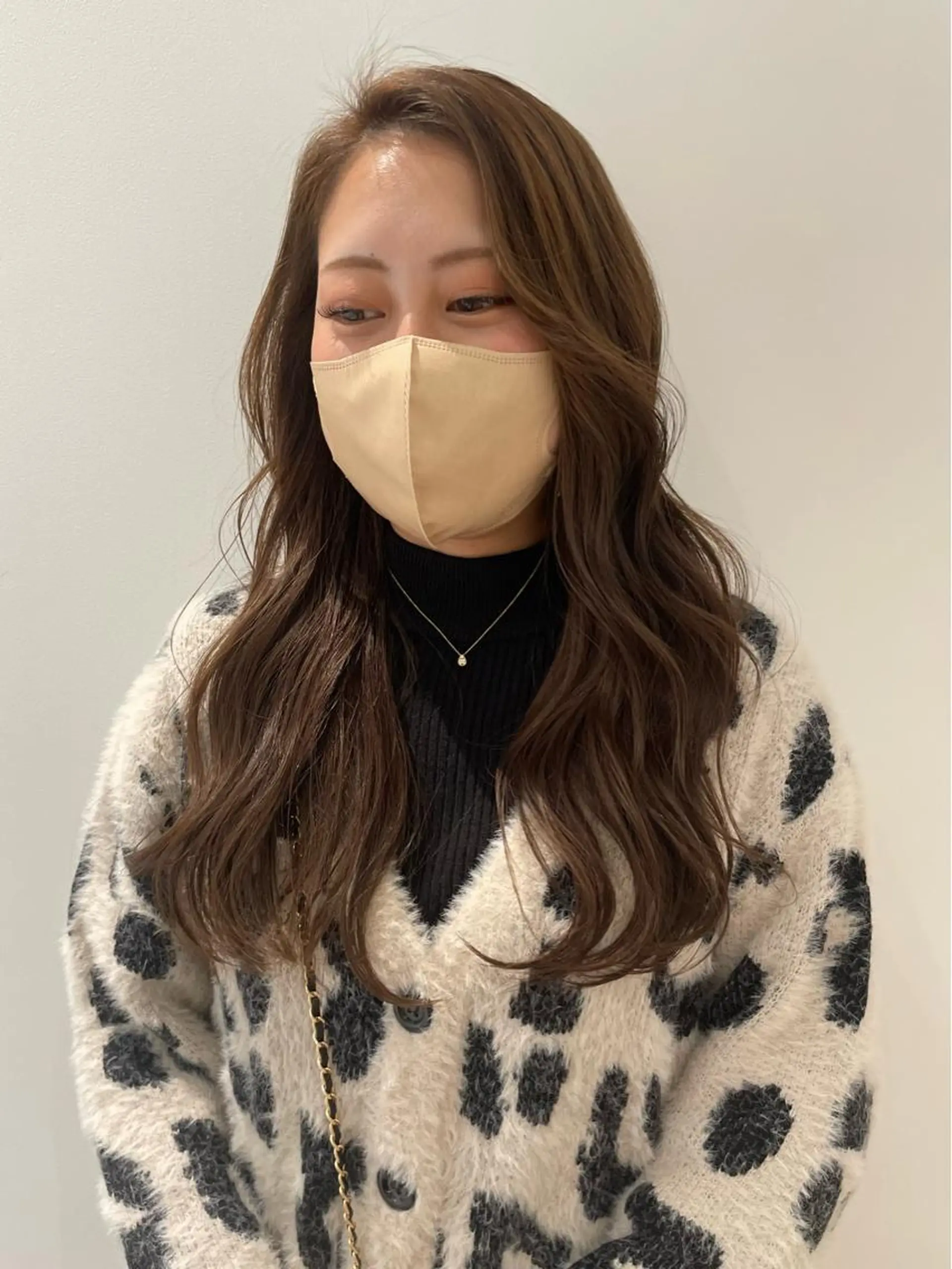 ロング カラー ベージュカラー ブリーチ ブリーチなしカラー GO TODAY 新宿Aura店所属・ベージュ🤎透明感 カラー🤎anriのヘアスタイル