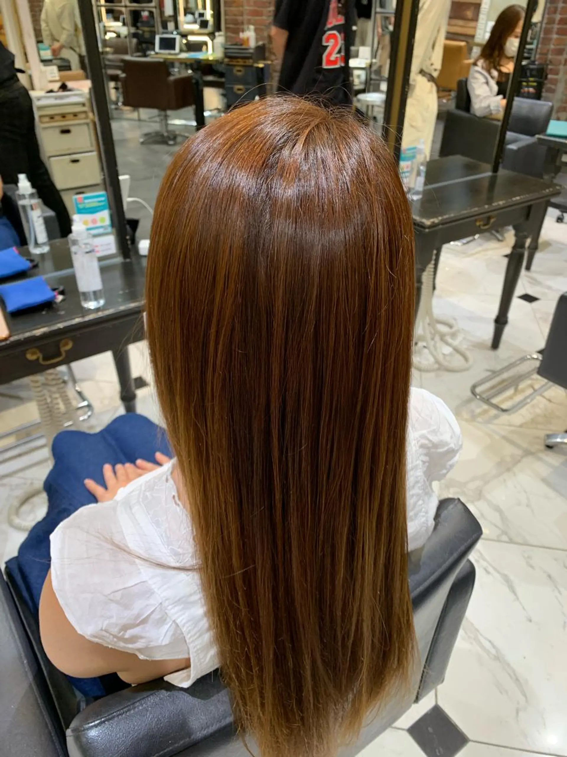 ロング カラー 個室　髪質改善サロン　HANARE by youres hair 神楽坂 【はなれ】所属・美髪矯正🌈髪質改善 縮毛矯正🦄松田のヘアスタイル