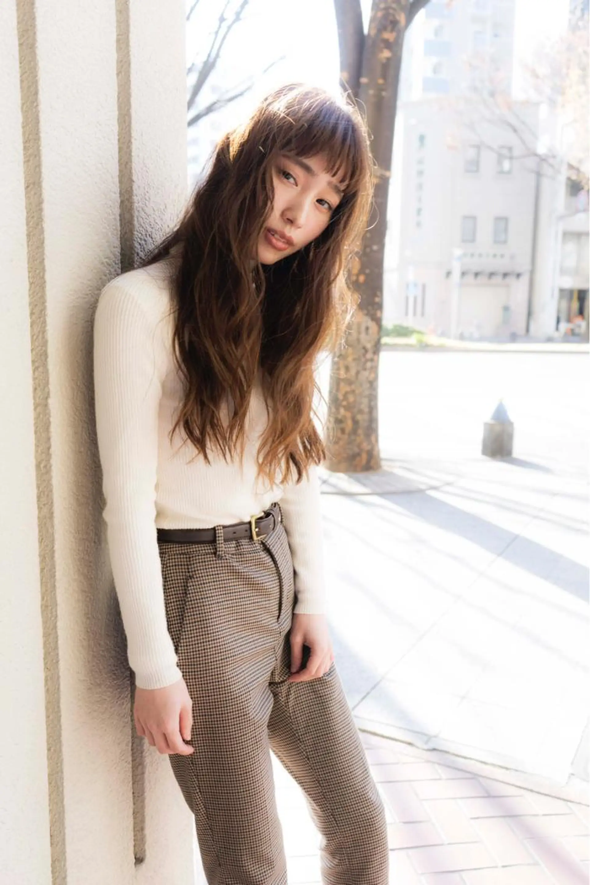 ロング カラー ヘアカラー トリートメント 透明感カラー🌿 CARICIA三浦のヘアスタイル