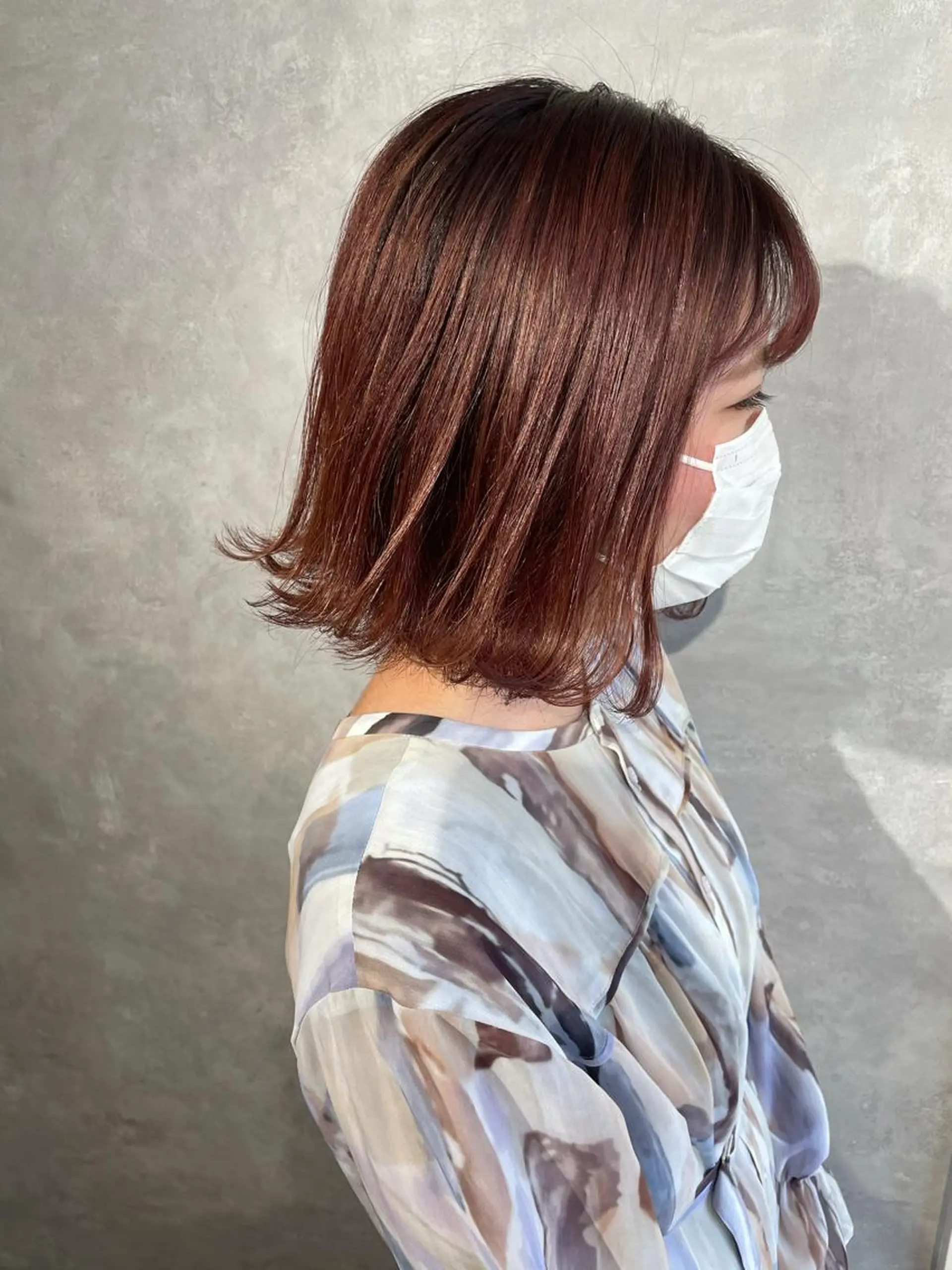 カラー ブラウンカラー ピンクカラー ヘアカラー トリートメント 【髪質改善】 川津翔太のヘアスタイル