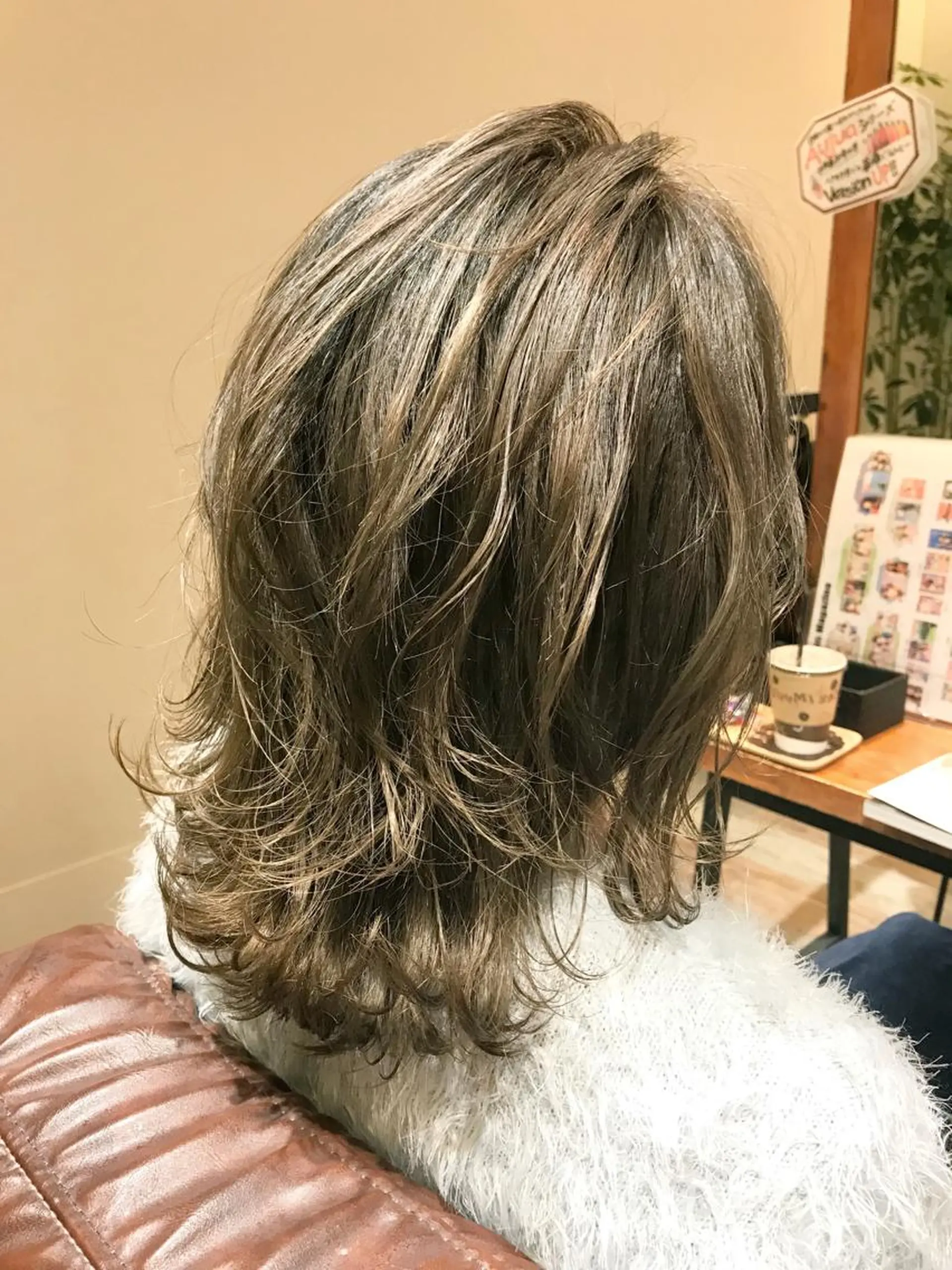 ミディアム カラー シールエクステ⭐️ オオミタクヤのヘアスタイル