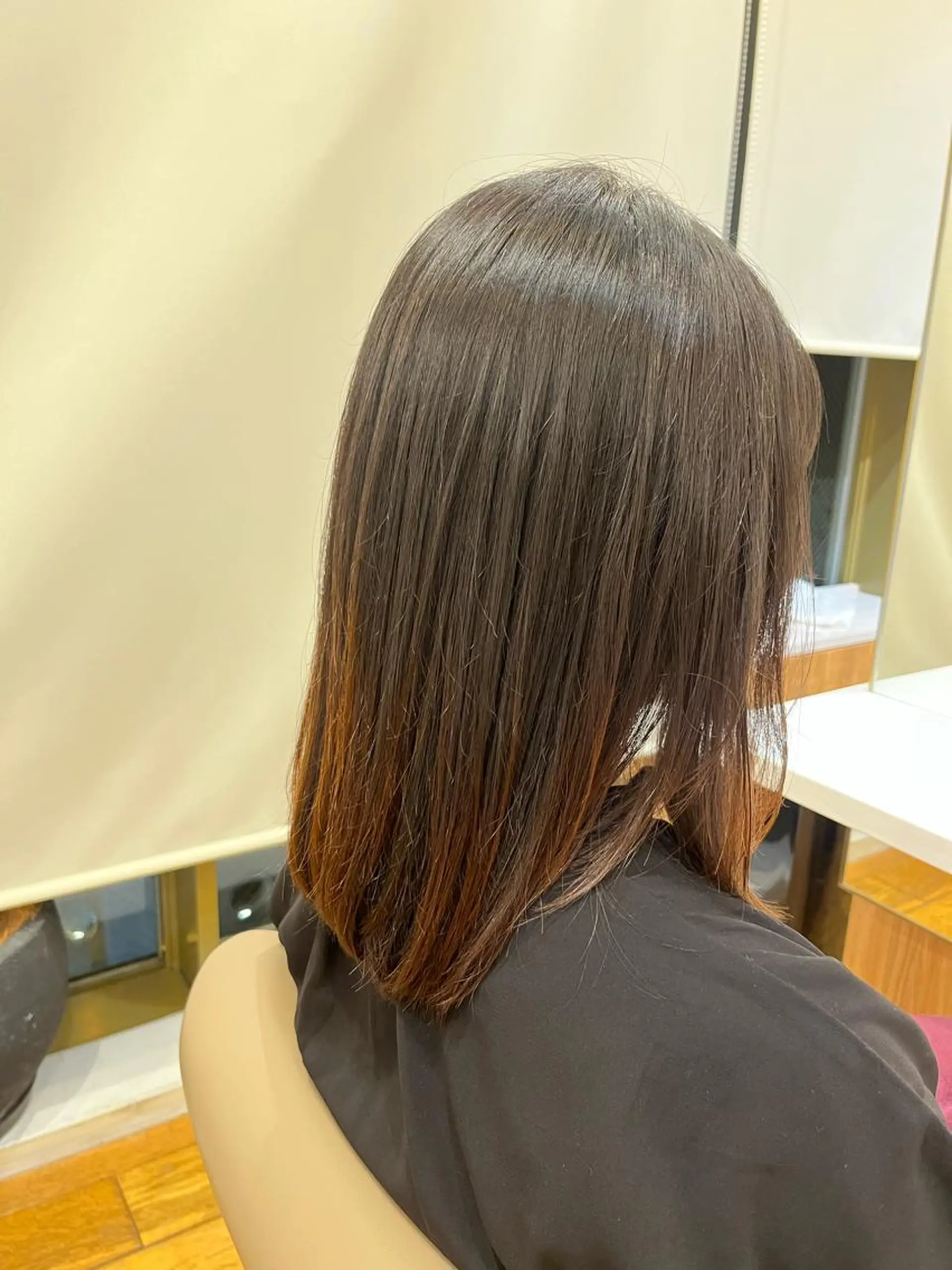 セミロング パーマ 門崎未依/レイヤー/ メンズカット🪿のヘアスタイル