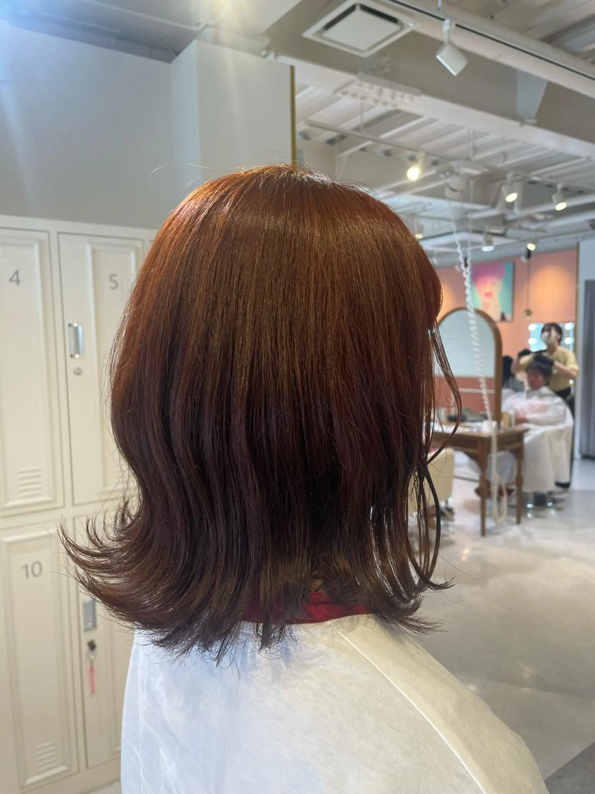 ミディアム ヘアカラー 和田 真依のヘアスタイル