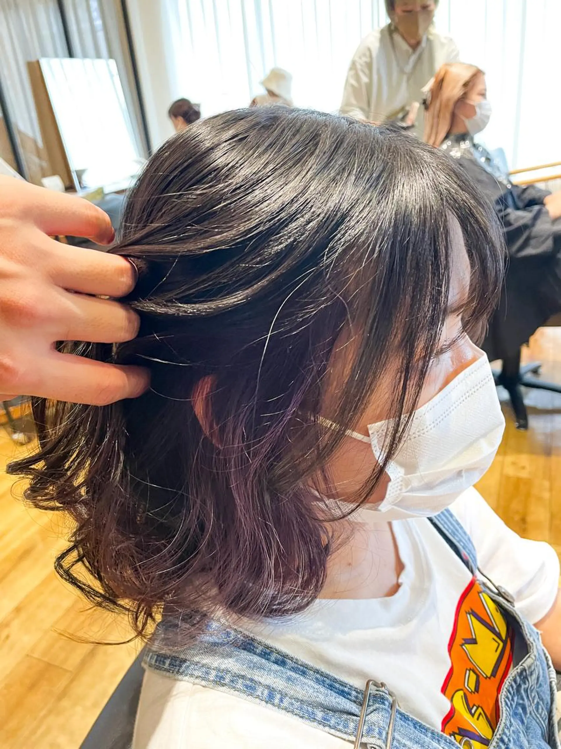 ミディアム カラー サトウ コウキのヘアスタイル