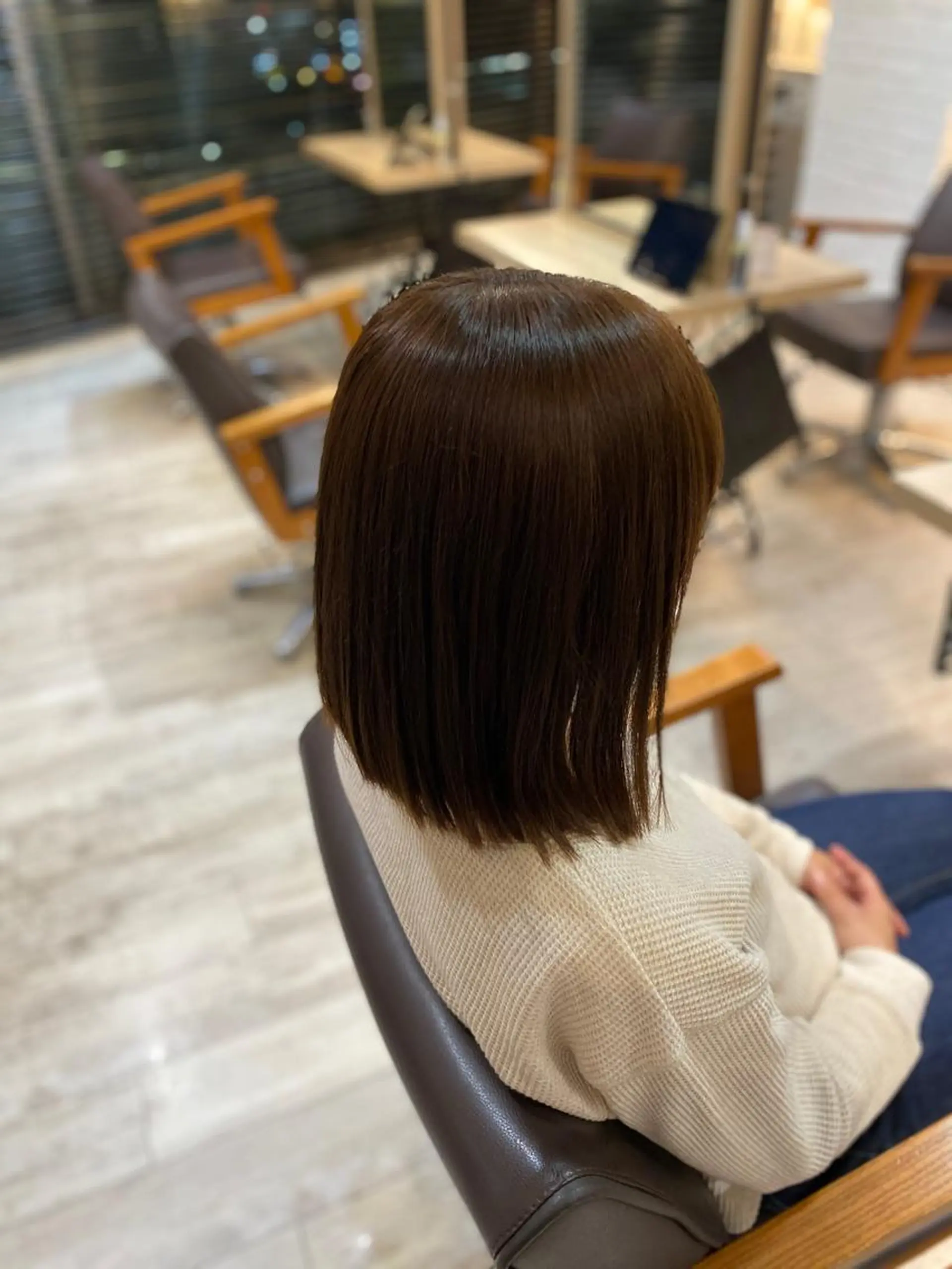 ミディアム ヨシダ フミノリのヘアスタイル