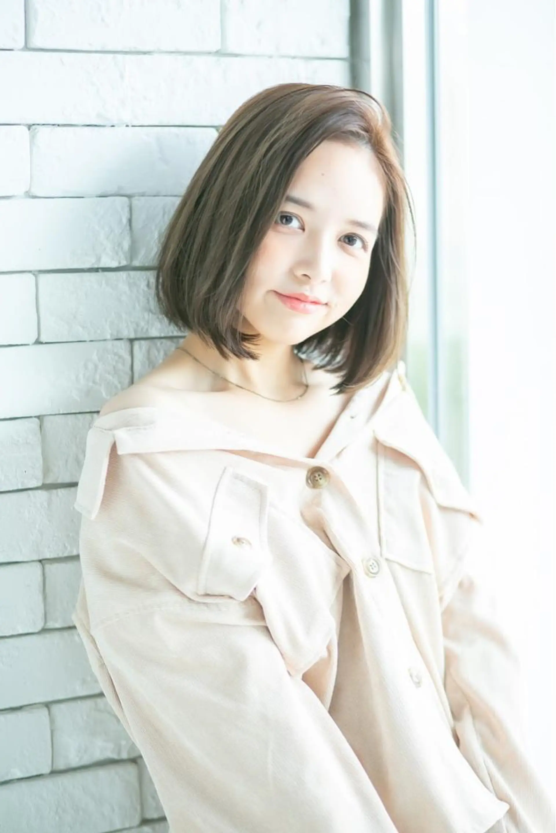 ミディアム 西新/siohair 似合わせ/石尾刻矢のヘアスタイル