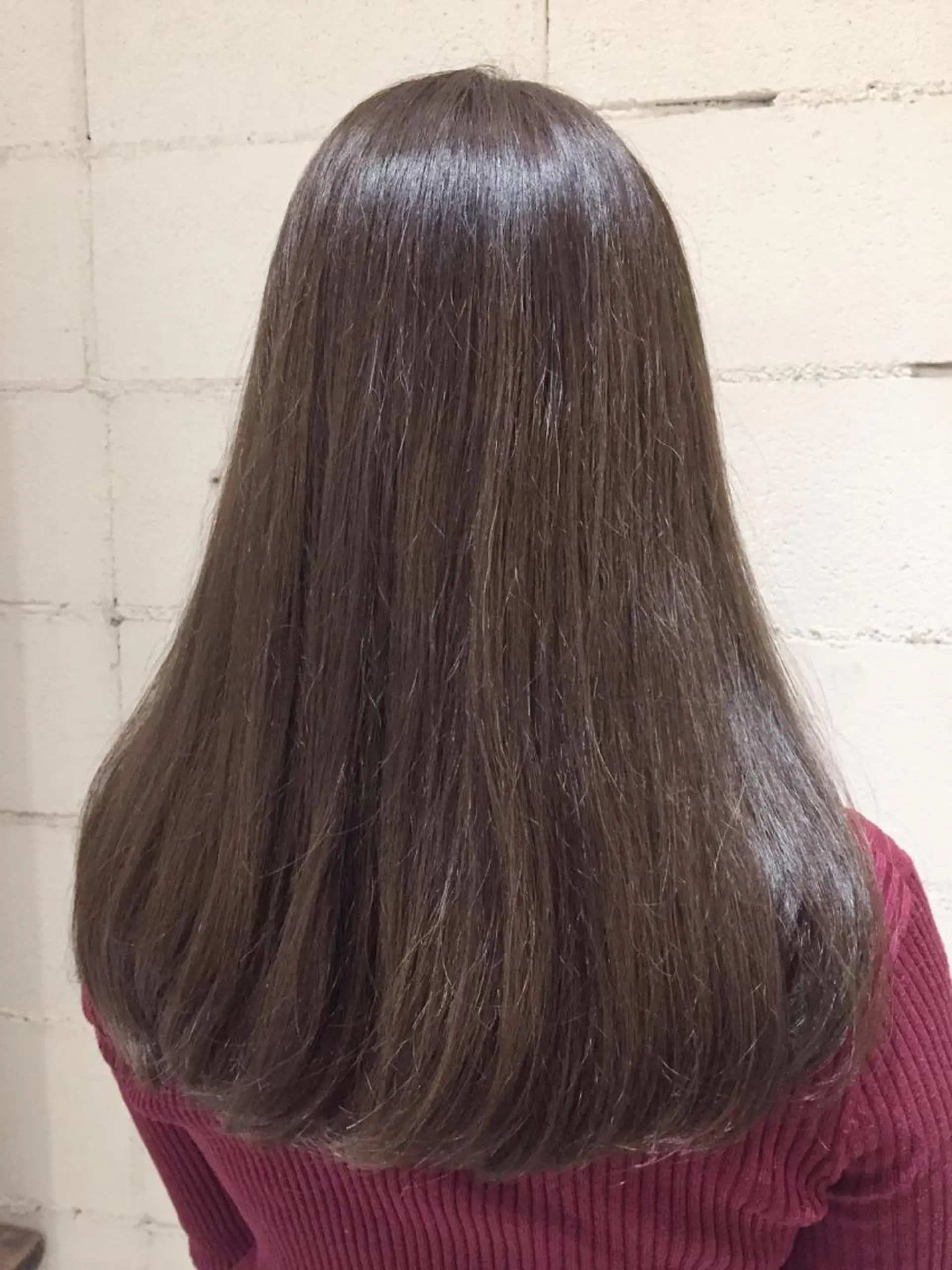 セミロング カラー 透明感カラー グレージュ ◇おの あすか◇のヘアスタイル