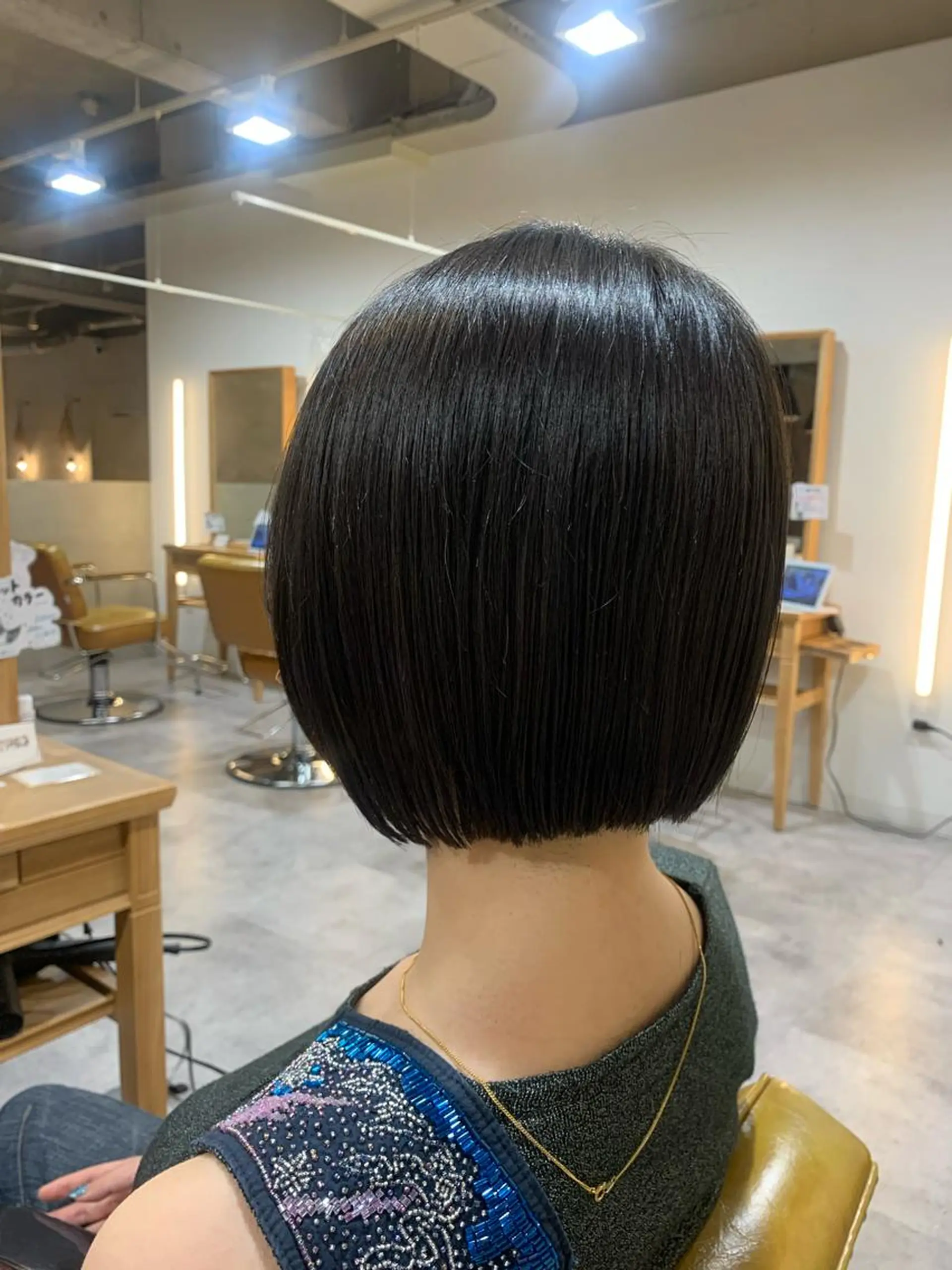 ショート ボブ 福崎 真奈のヘアスタイル