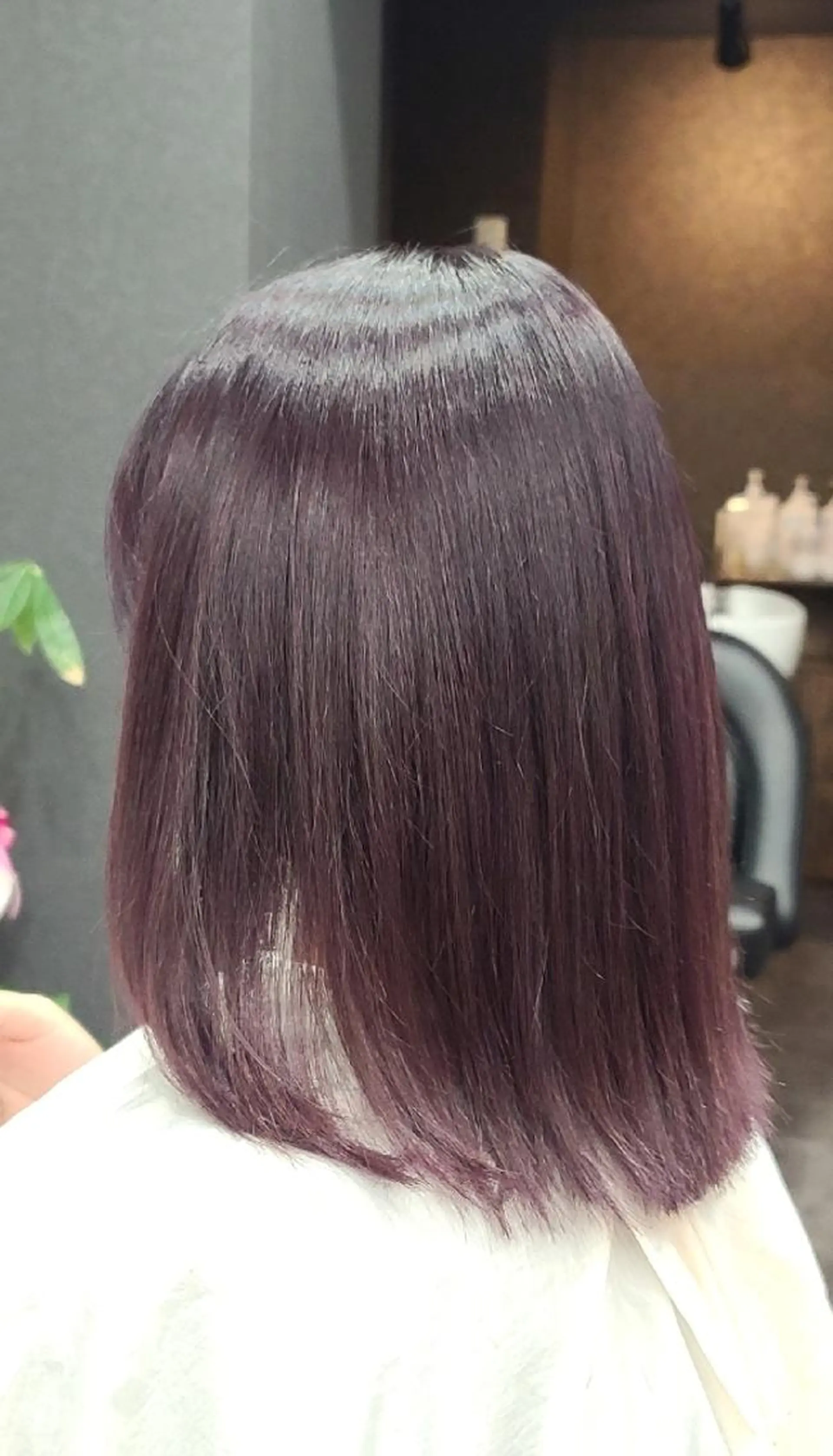 ミディアム カラー ヘアカラー 井澗 修二のヘアスタイル